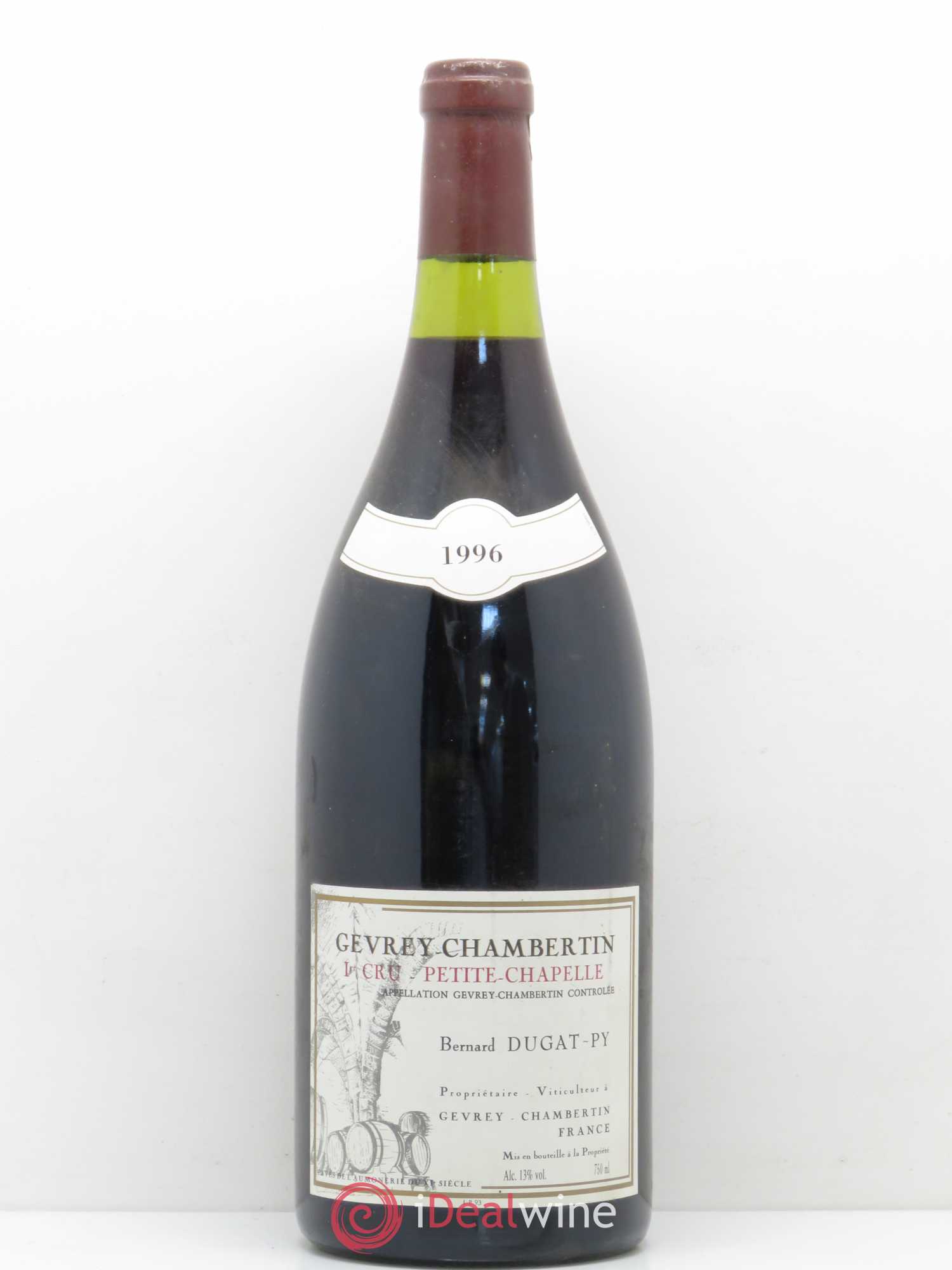 Gevrey-Chambertin 1er Cru Petite Chapelle Vieilles Vignes Dugat-Py 1996 - Lot de 1 magnum - 0