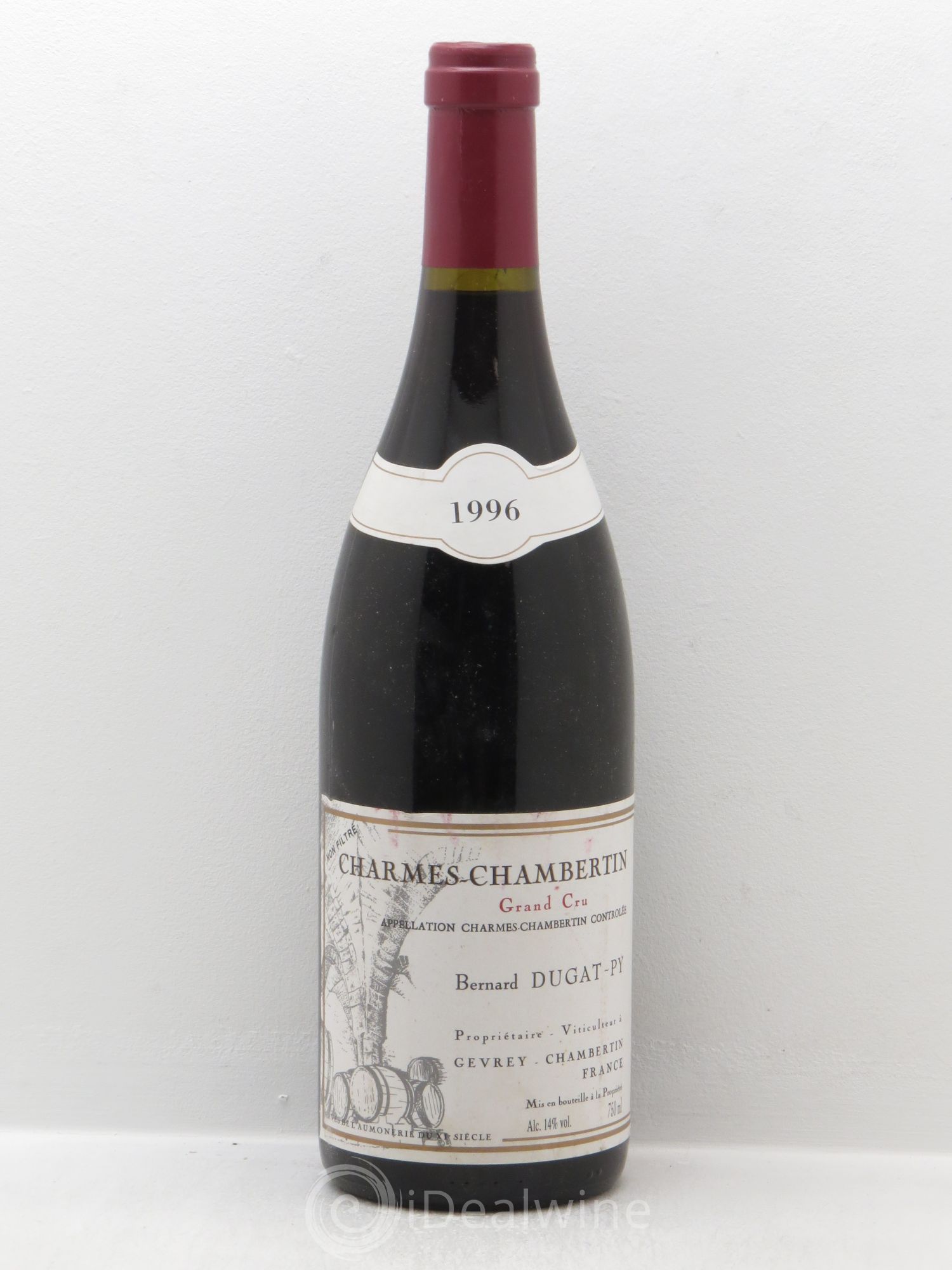 Charmes-Chambertin Grand Cru Dugat-Py 1996 - Lot de 1 bouteille - 0