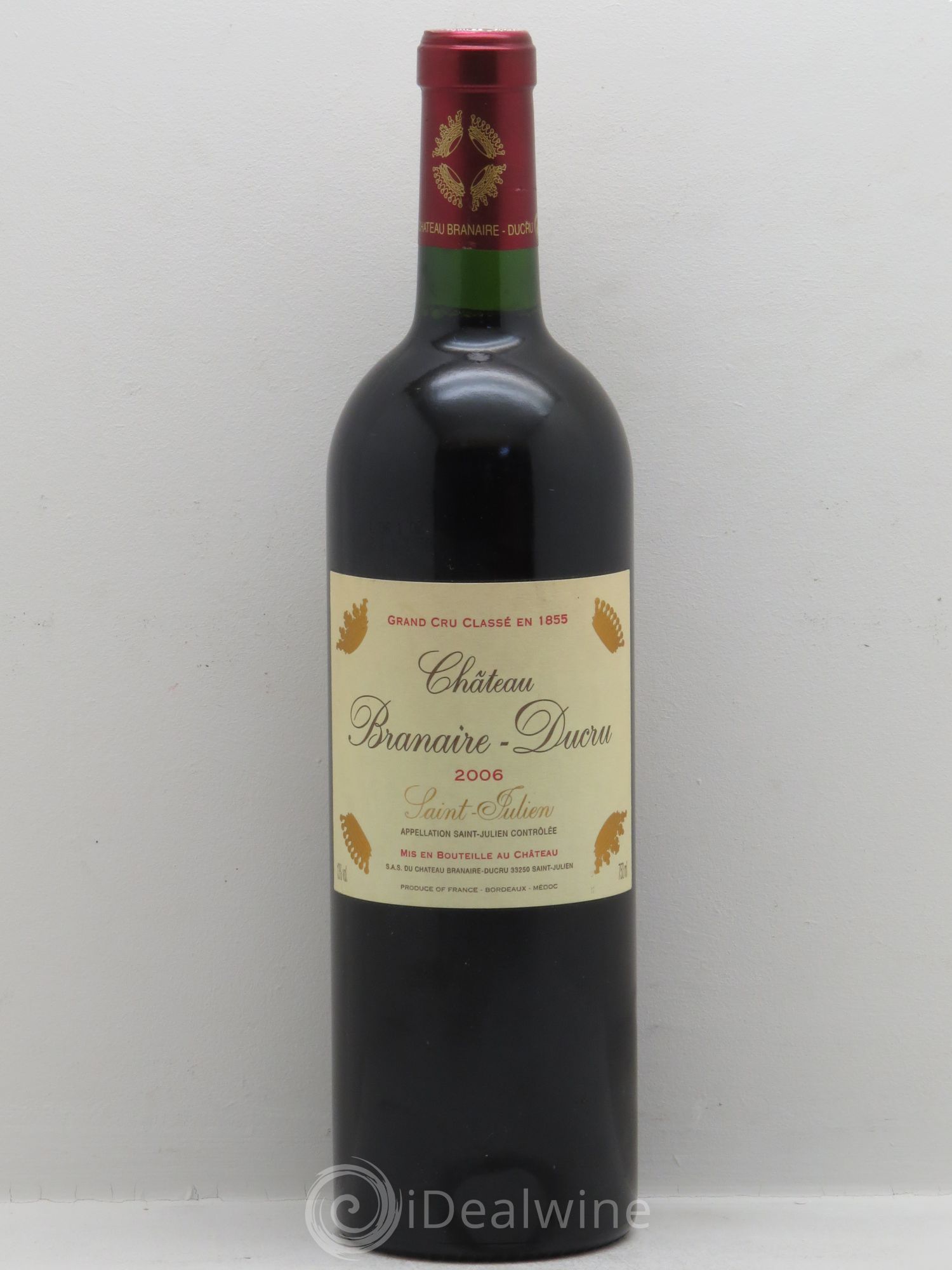 Château Branaire Ducru 4ème Grand Cru Classé 2006 - Lot de 1 bouteille - 0