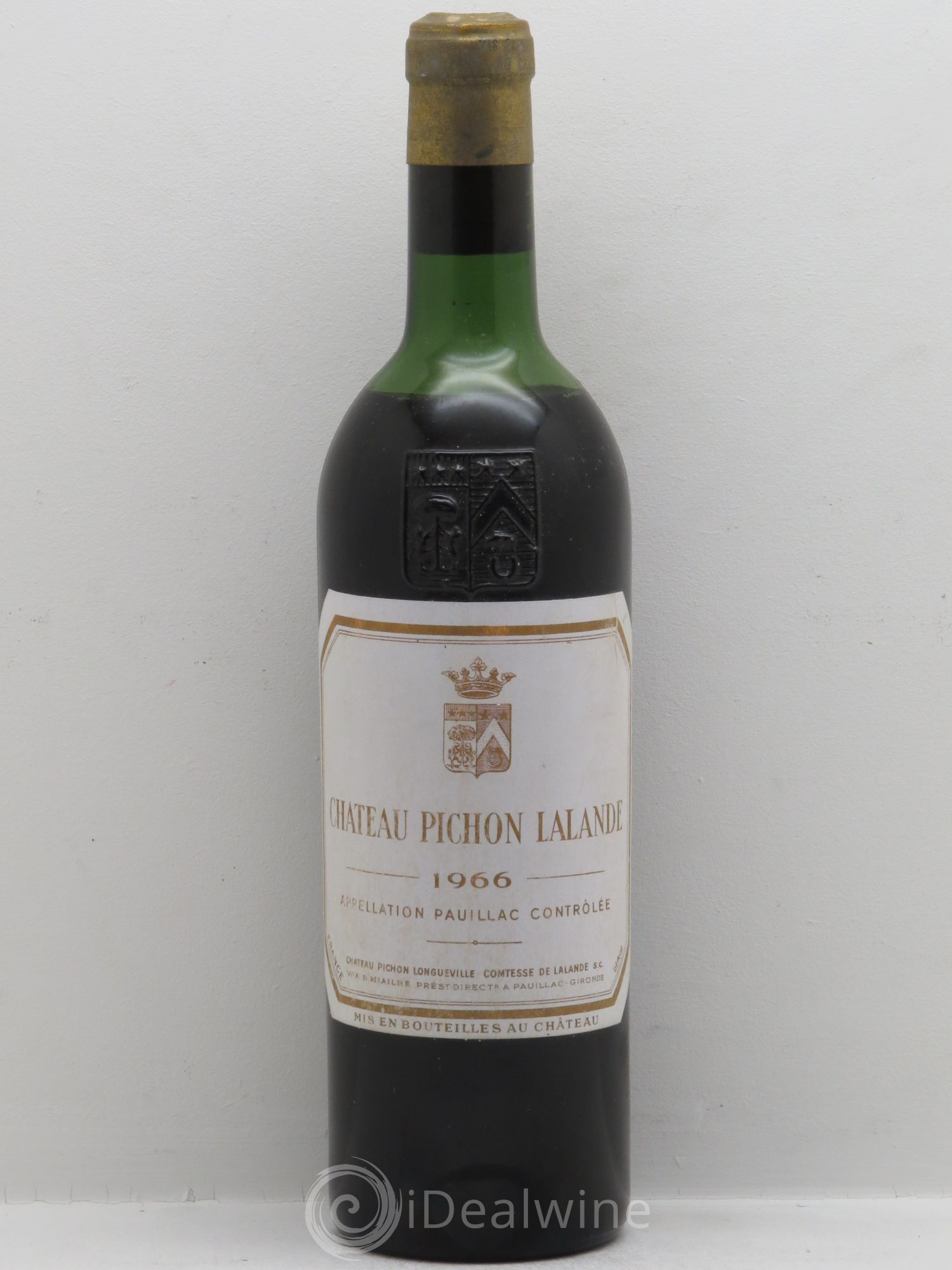 Château Pichon Longueville Comtesse de Lalande 2ème Grand Cru Classé 1966 - Lot de 1 bouteille - 0
