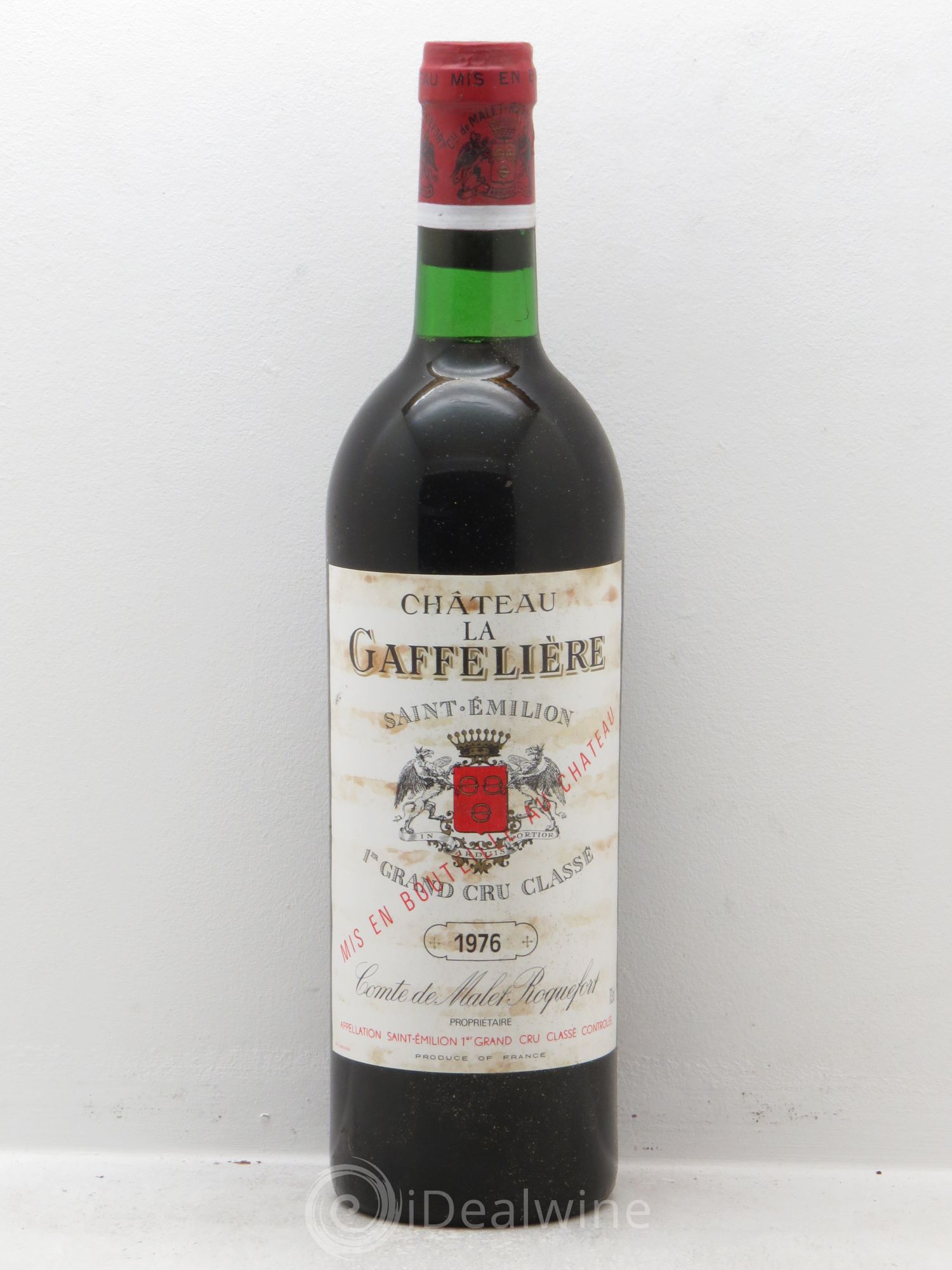 Château la Gaffelière 1er Grand Cru Classé B 1976 - Lot de 6 bouteilles - 0