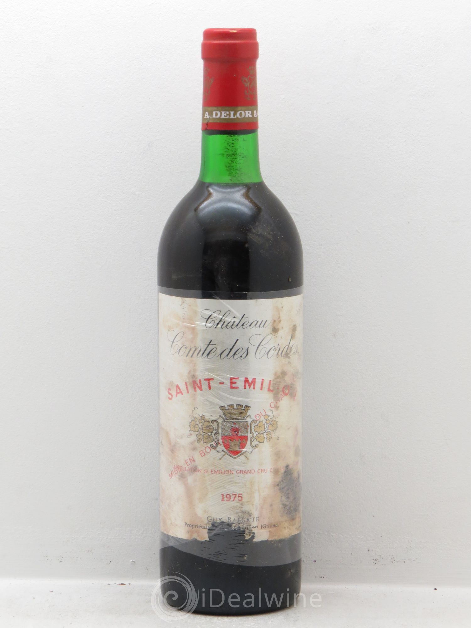 Saint-Émilion Comte de Cordes 1975 - Lot de 6 bouteilles - 0