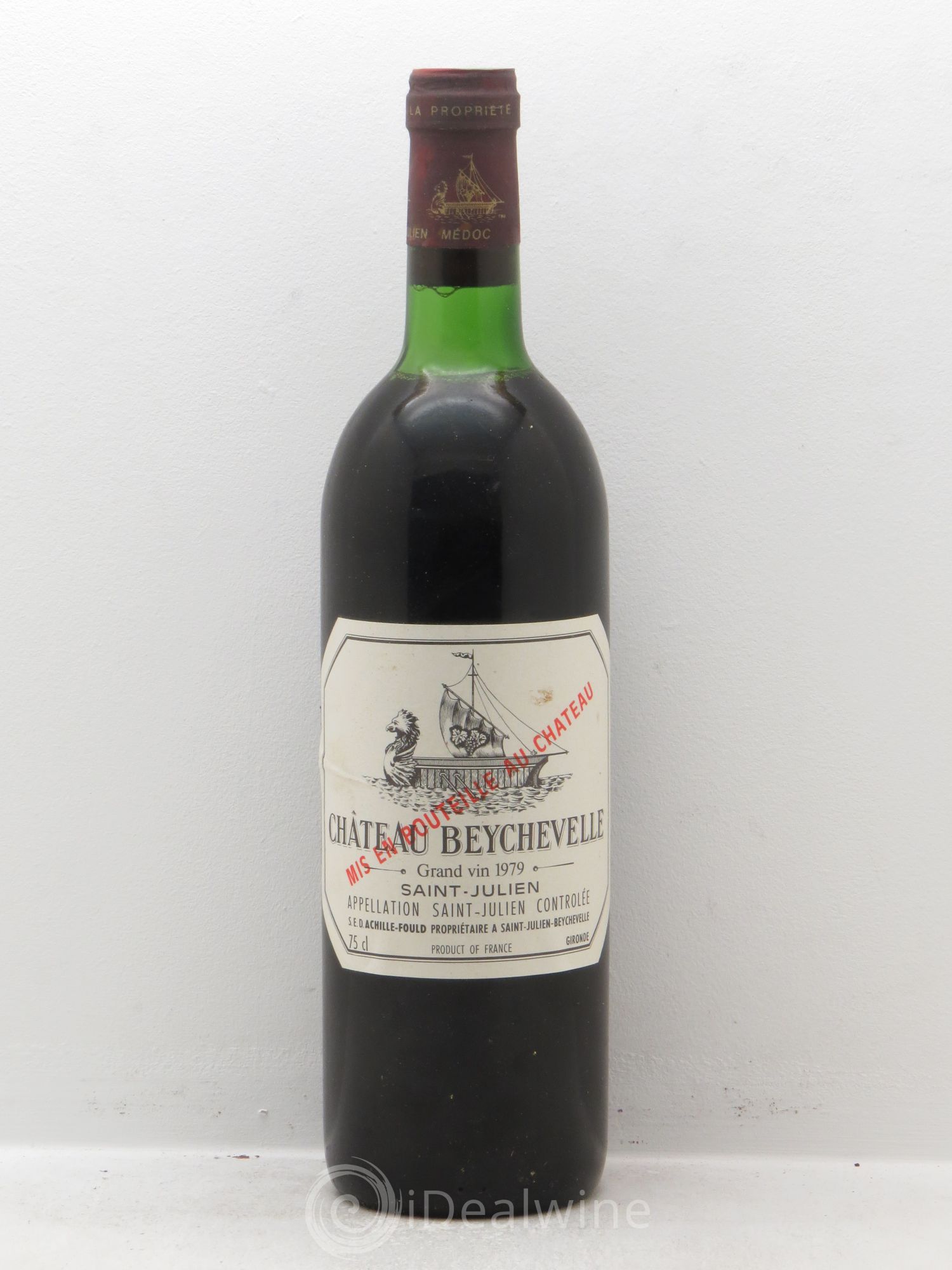 Château Beychevelle 4ème Grand Cru Classé 1979 - Lot de 1 bouteille - 0