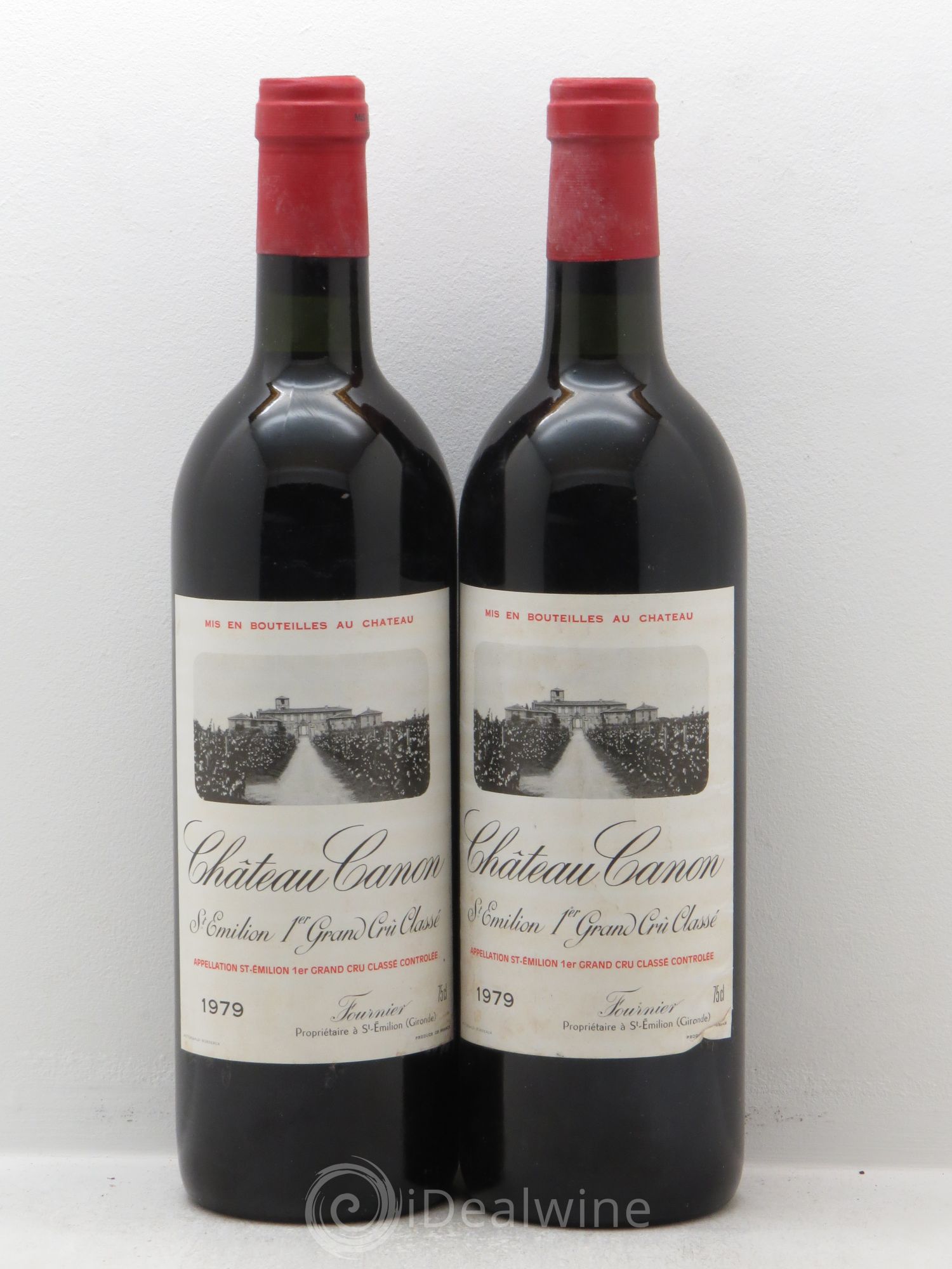 Château Canon 1er Grand Cru Classé B 1979 - Lot de 2 bouteilles - 0