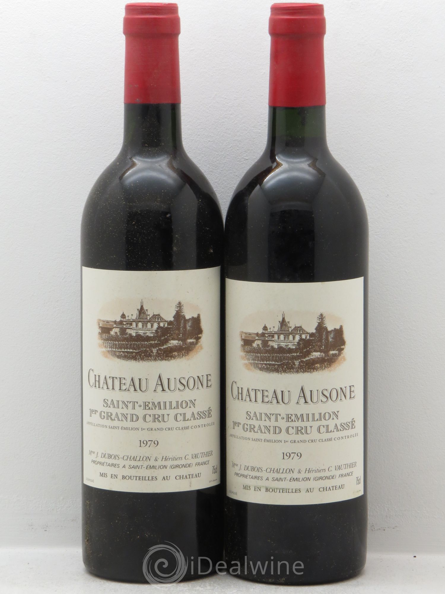 Château Ausone 1er Grand Cru Classé A 1979 - Lot de 2 bouteilles - 0