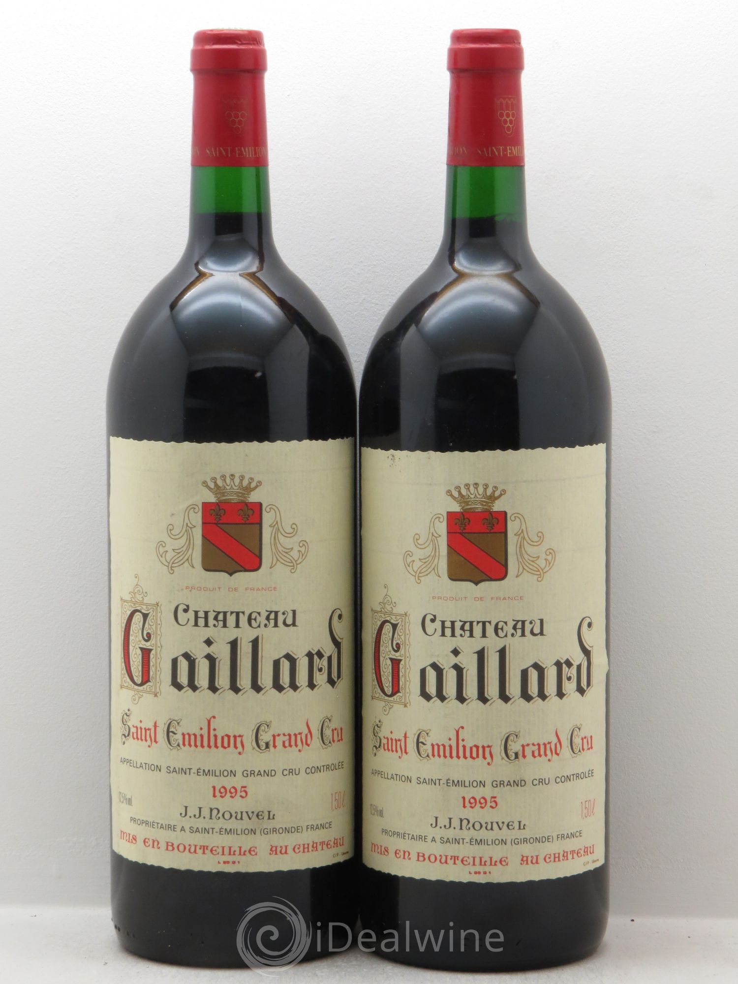 Saint-Émilion Château Gaillard 1995 - Lot de 2 magnums - 0