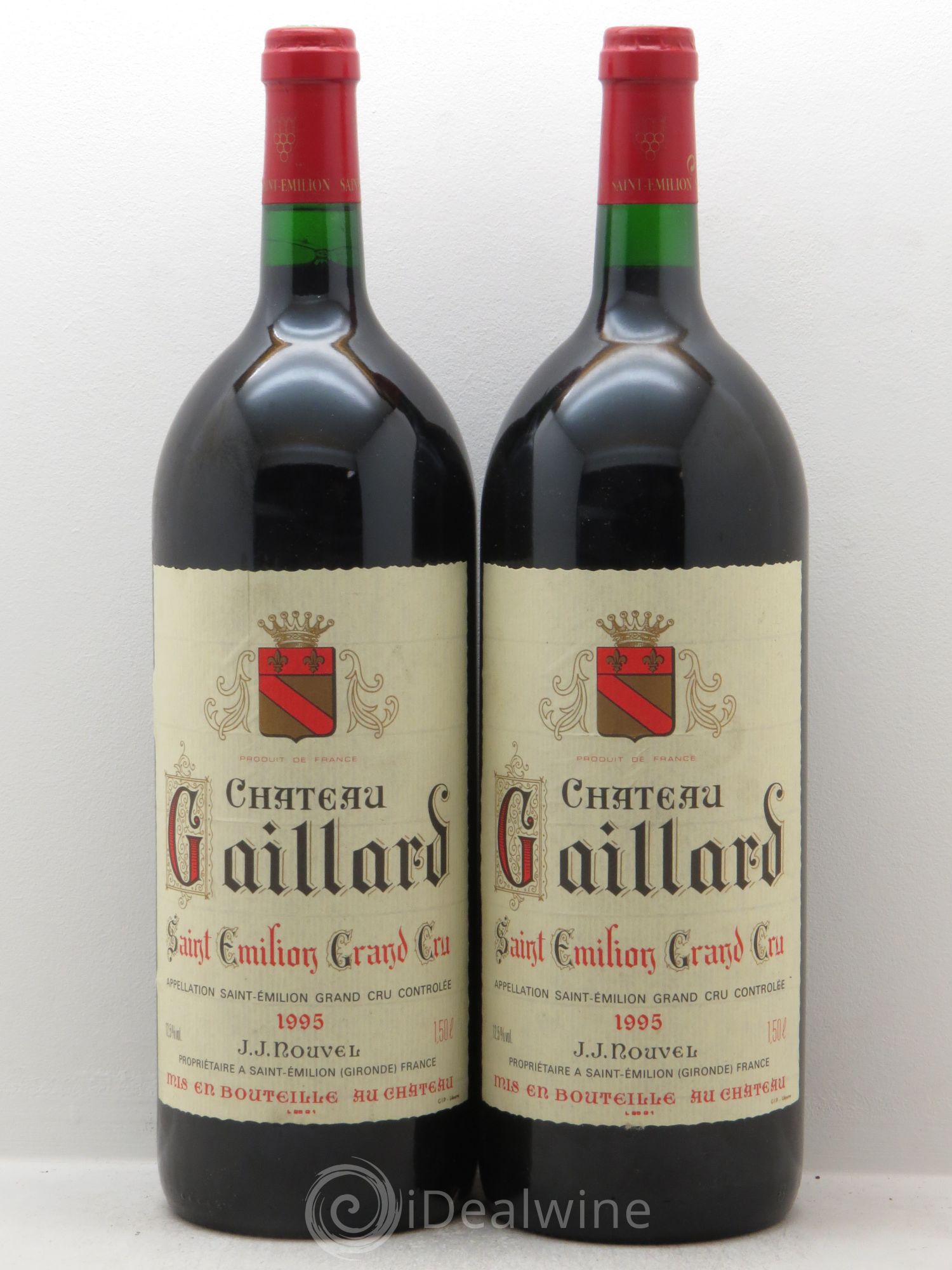 Saint-Émilion Château Gaillard 1995 - Lot de 2 magnums - 0