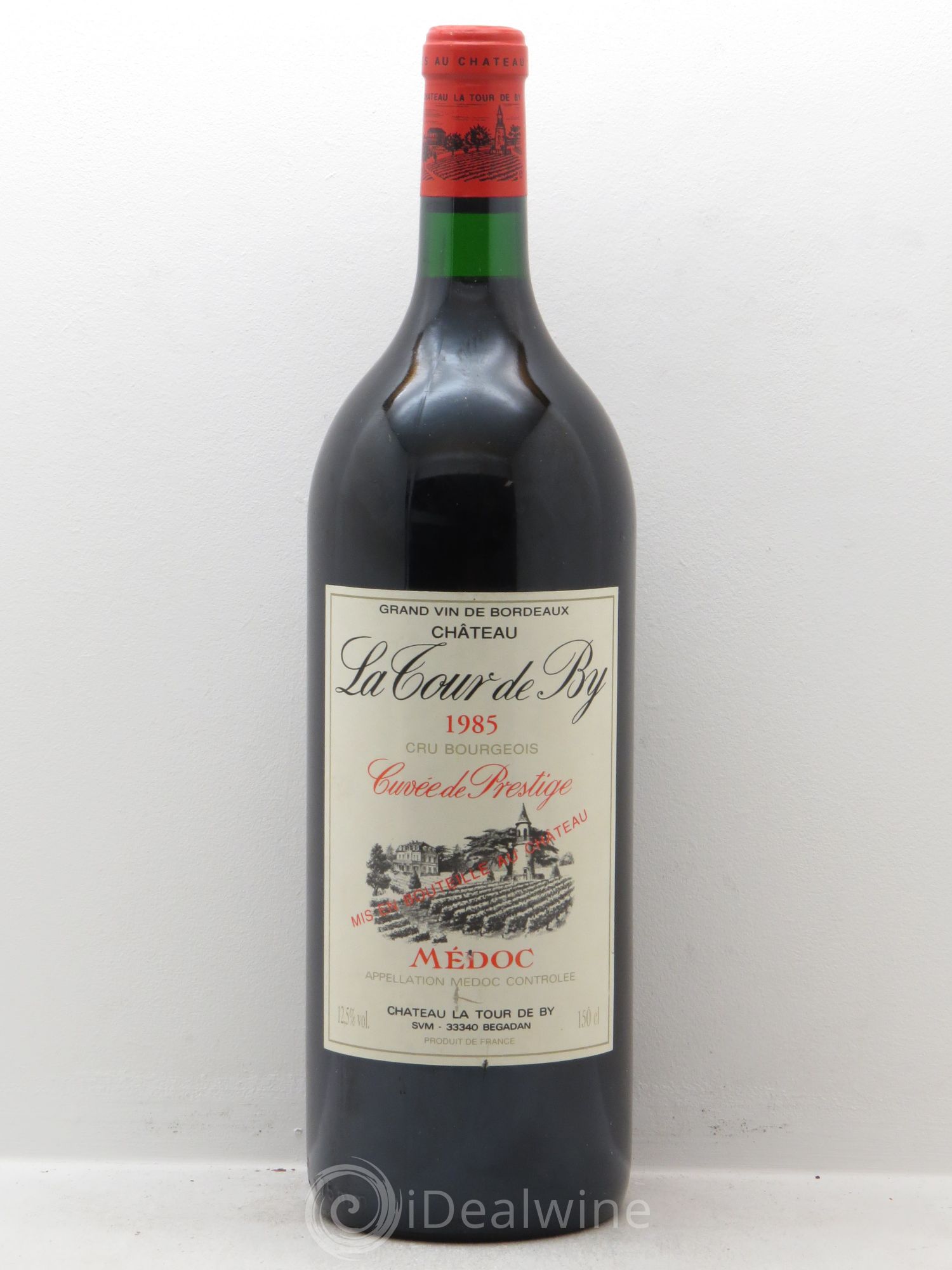 Château La Tour de By Cru Bourgeois Cuvée de prestige 1985 - Lot de 1 magnum - 0