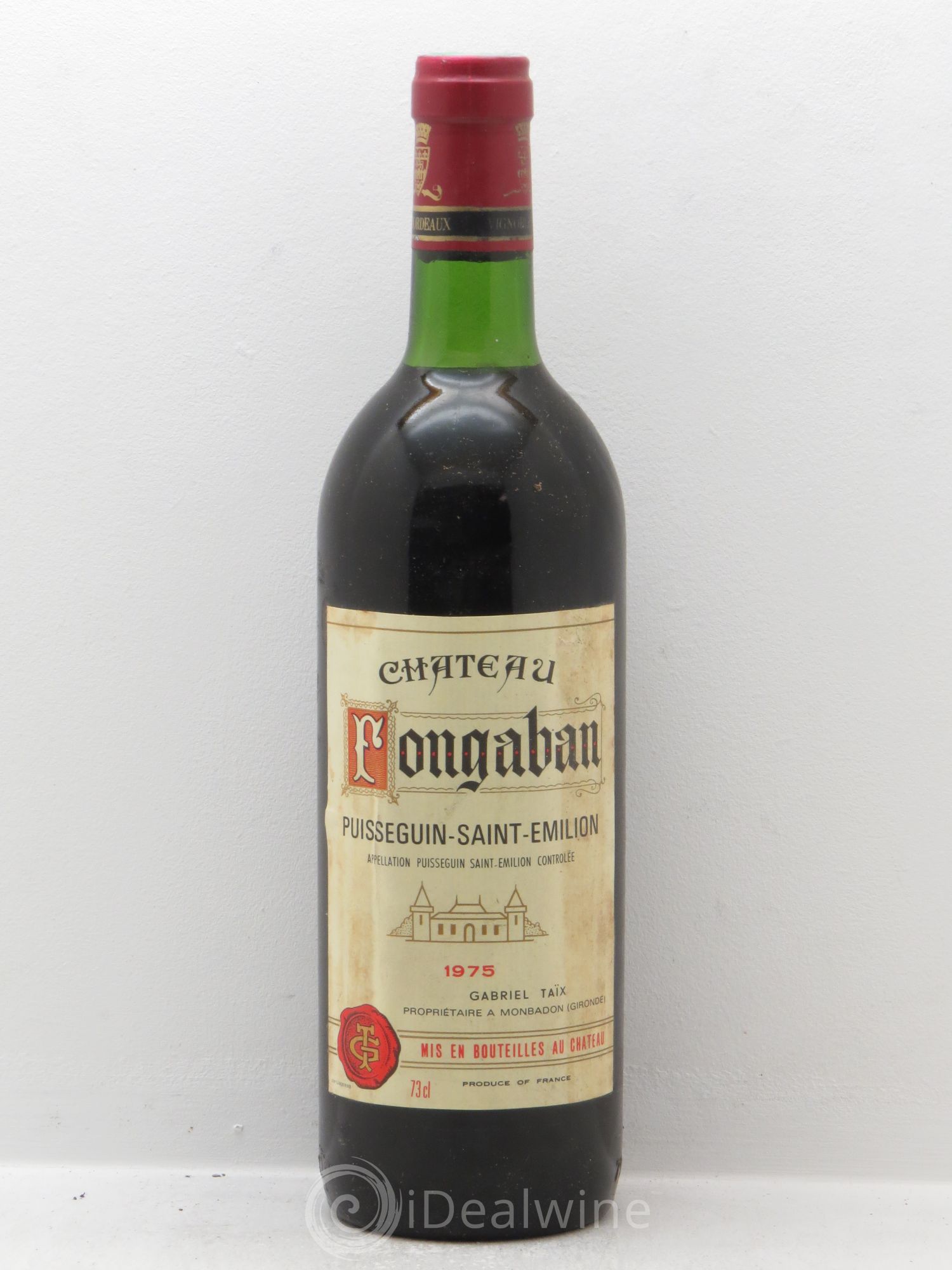 Bordeaux Château Fongaban Puisseguin Saint Emilion 1975 - Lot de 1 bouteille - 0