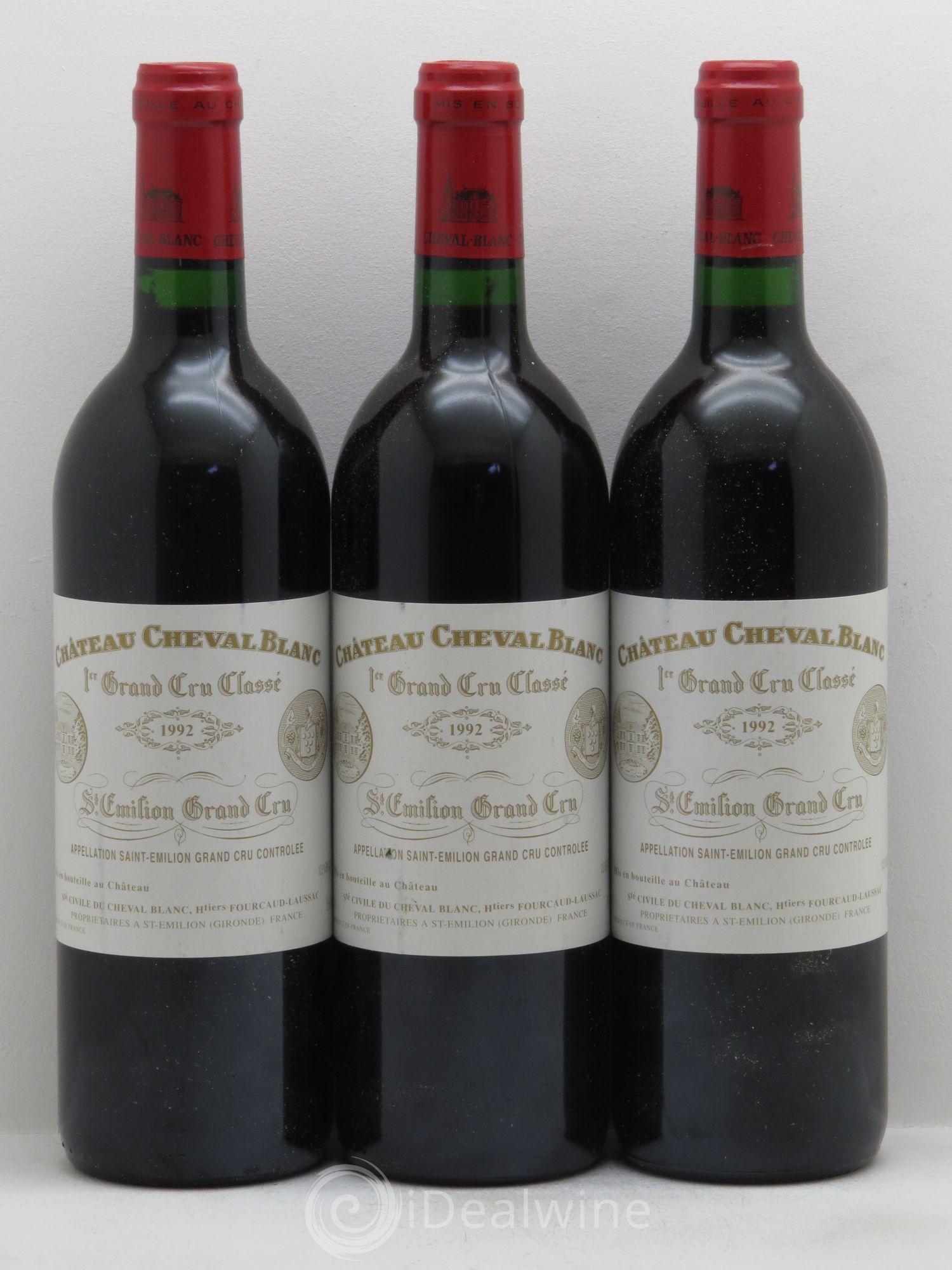 Château Cheval Blanc 1er Grand Cru Classé A 1992 - Lot de 6 bouteilles - 2