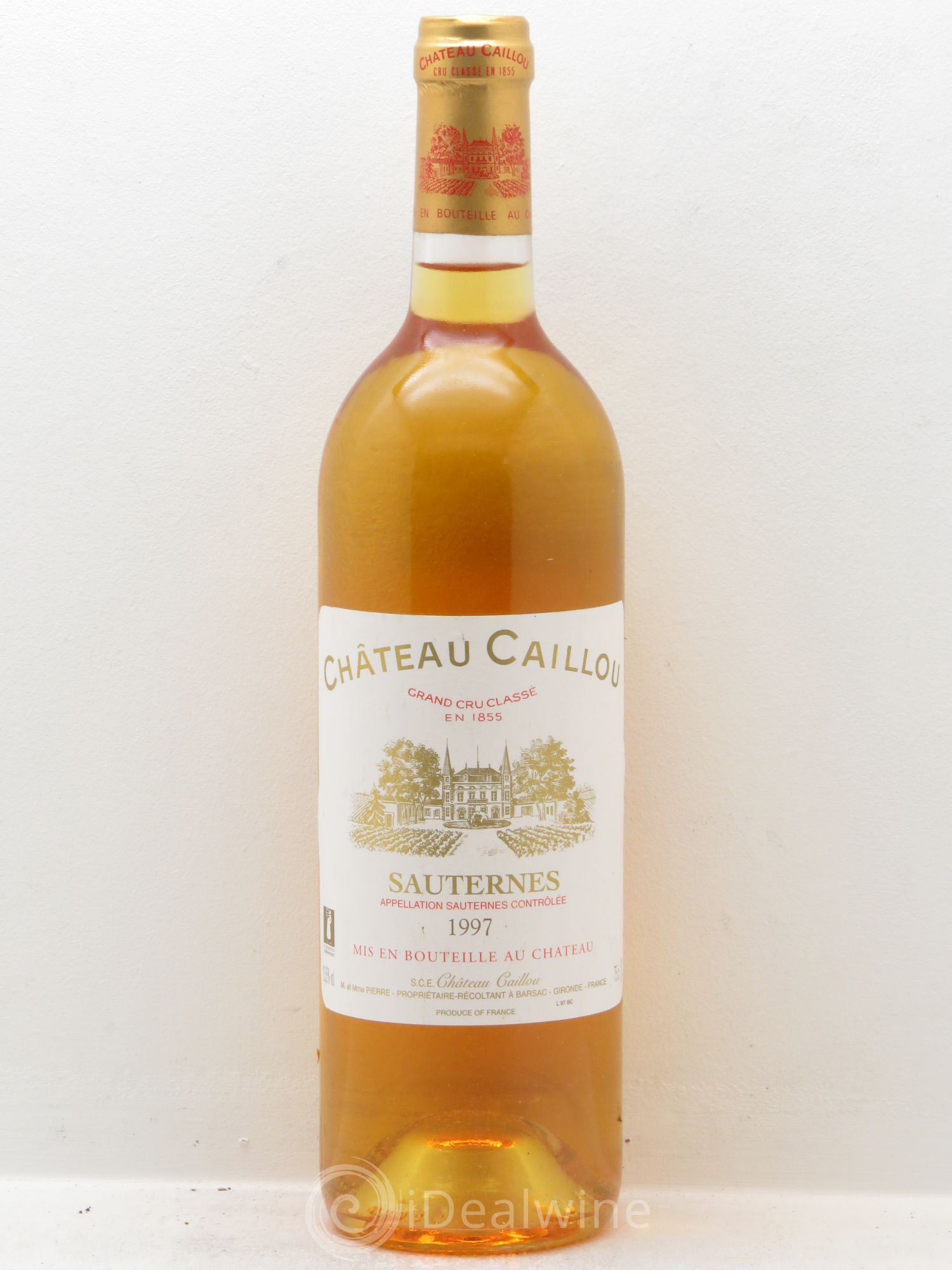 Sauternes Château Caillou 1997 - Lotto di 1 bottiglia - 0