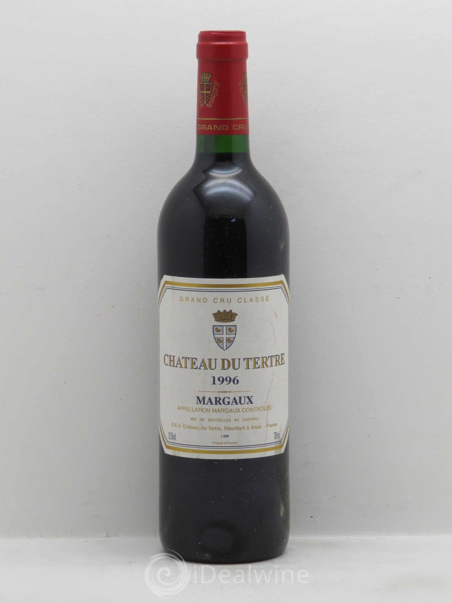 Château du Tertre 5ème Grand Cru Classé 1996 - Lot de 1 bouteille - 0