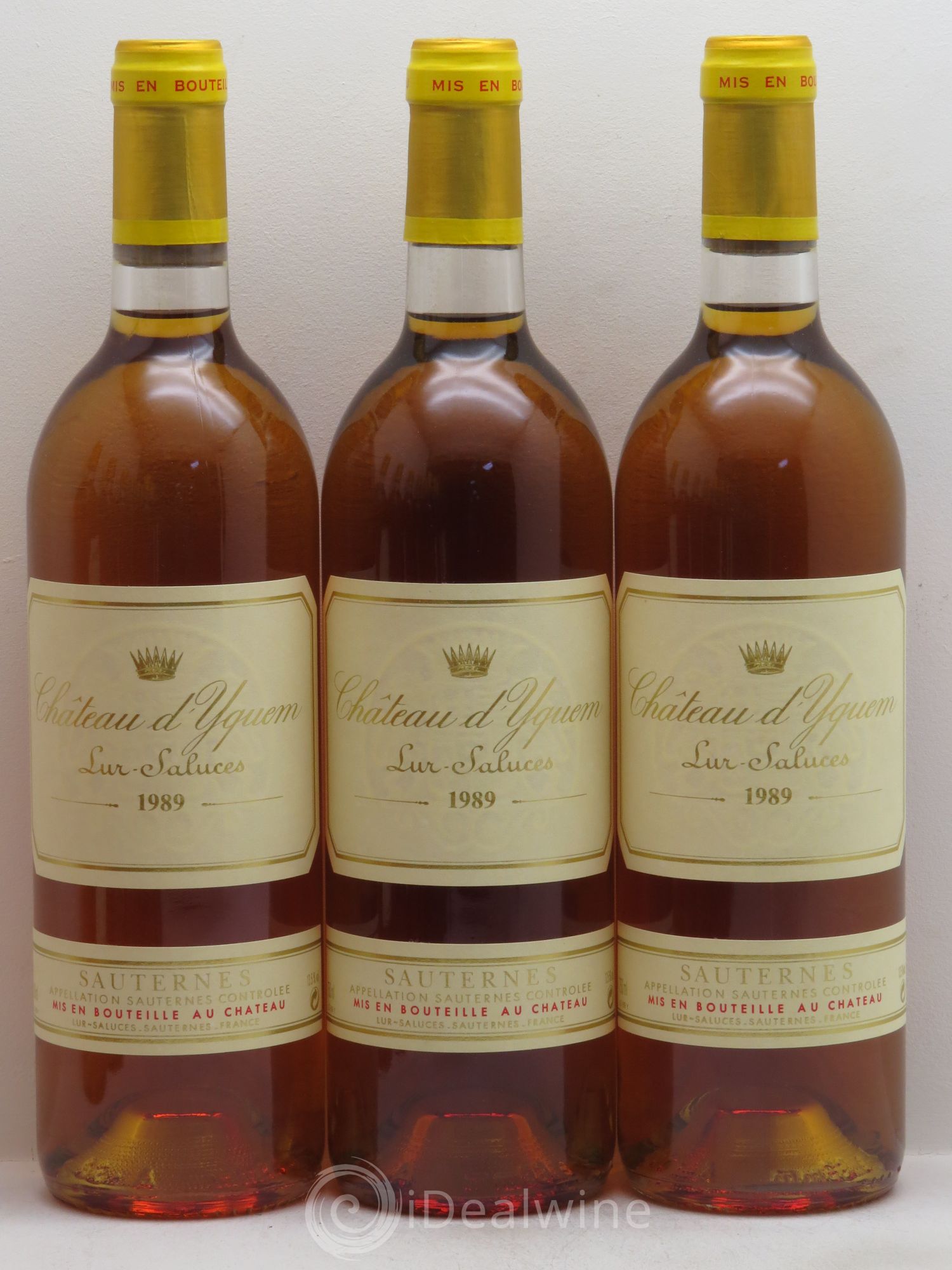 Château d' Yquem 1er Cru Classé Supérieur 1989 - Lotto di 12 bottiglie - 1