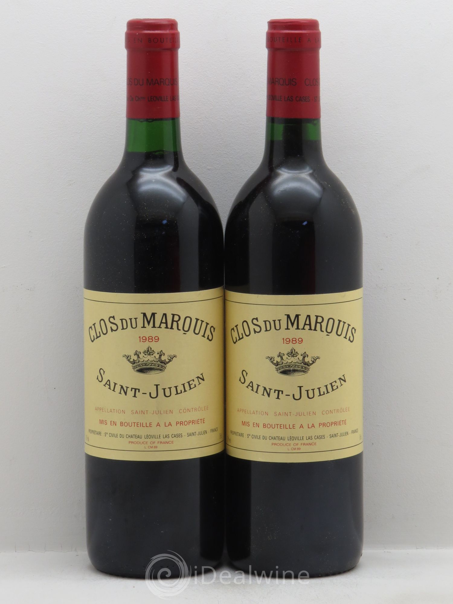 Clos du Marquis 1989 - Lot de 2 bouteilles - 0