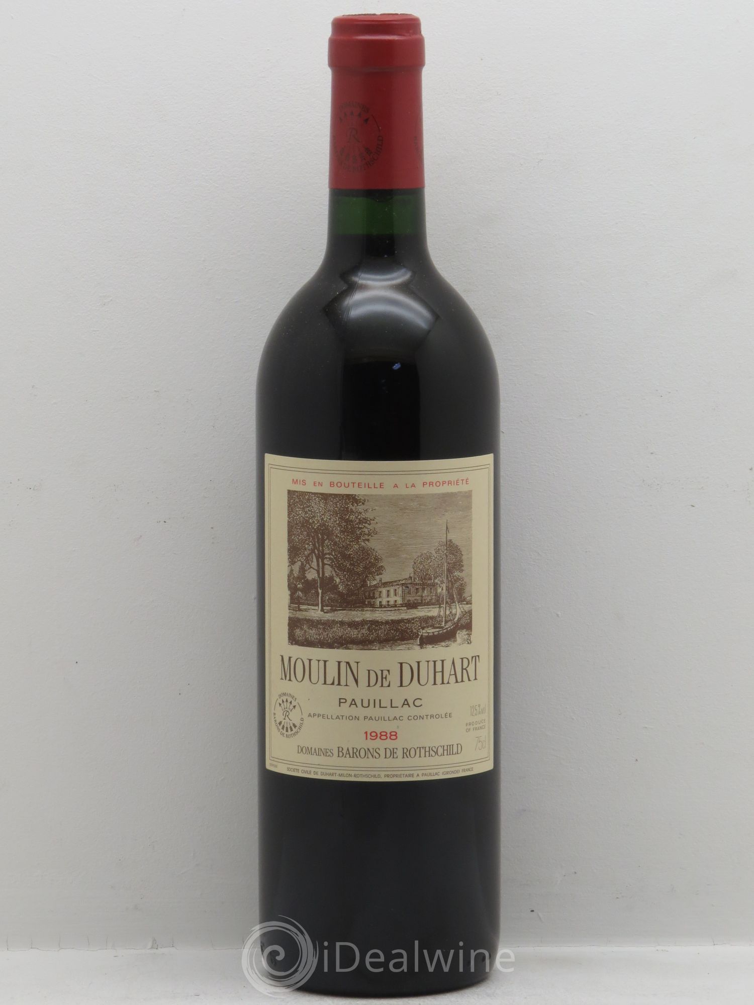 Pauillac Moulin de Duhart 1988 - Posten von 1 Flasche - 0