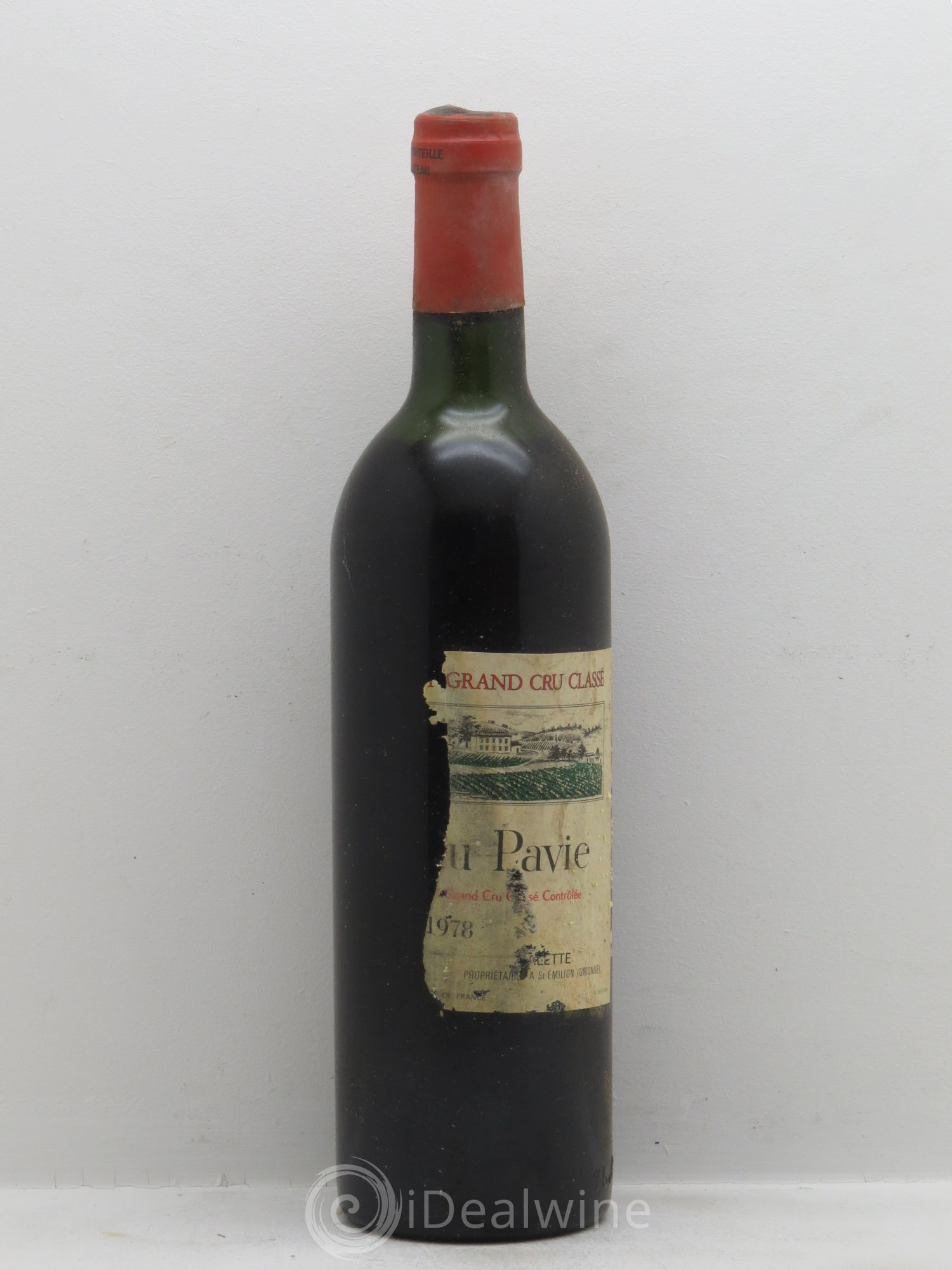 Château Pavie 1er Grand Cru Classé A 1978 - Lot de 6 bouteilles - 0