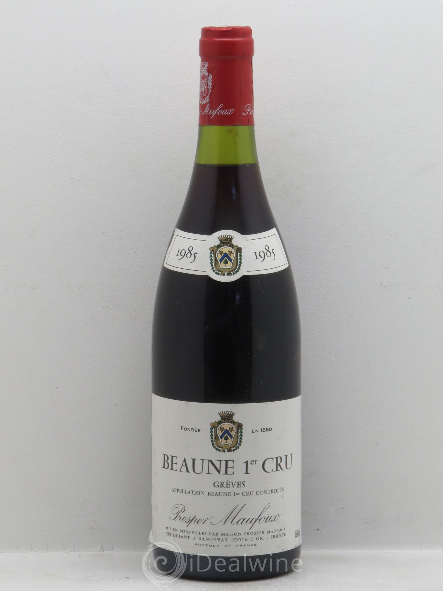 Beaune 1er Cru Prosper Maufoux 1985 - Lot de 1 bouteille - 0