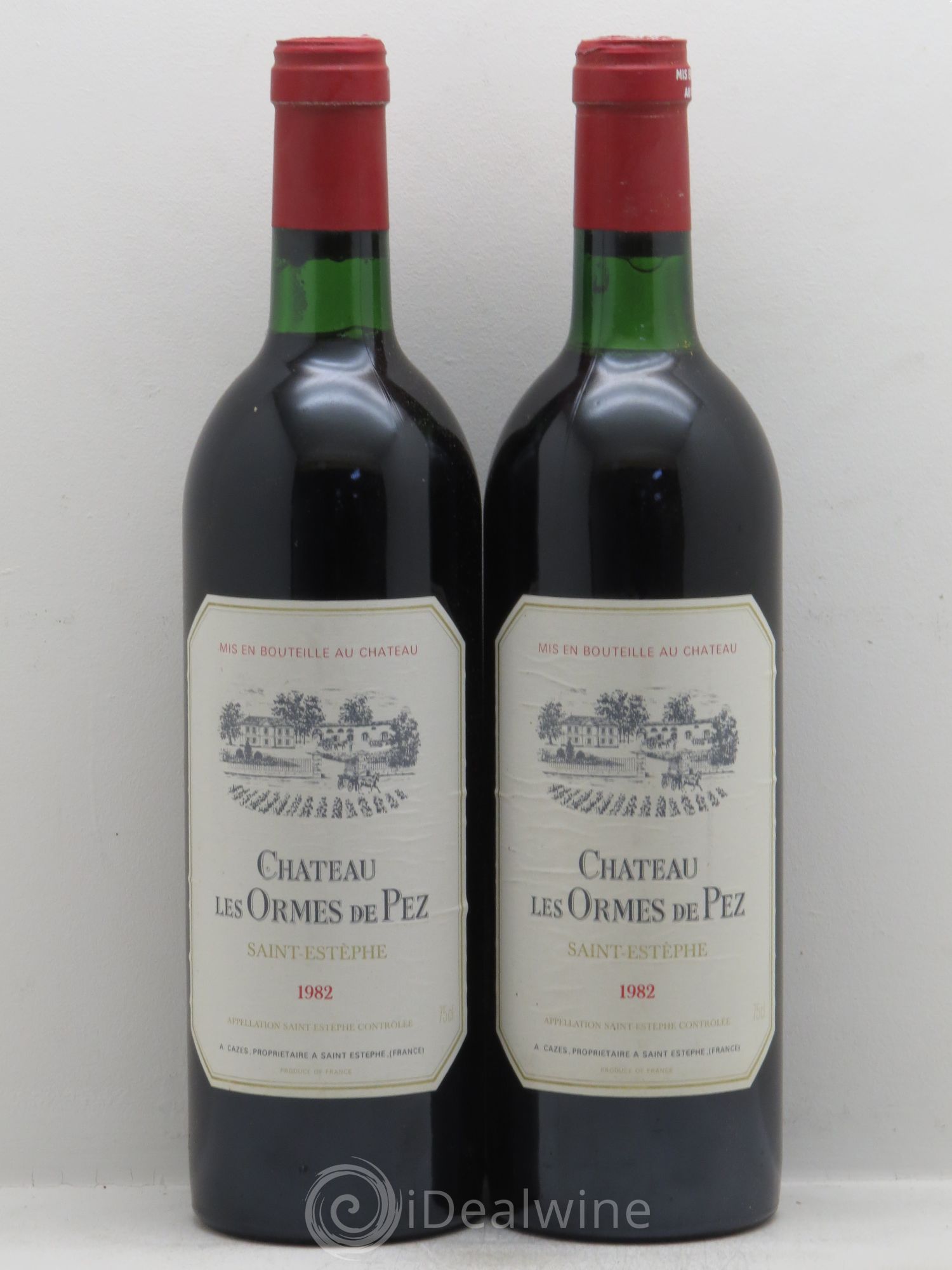 Château les Ormes de Pez 1982 - Lot de 2 bouteilles - 0