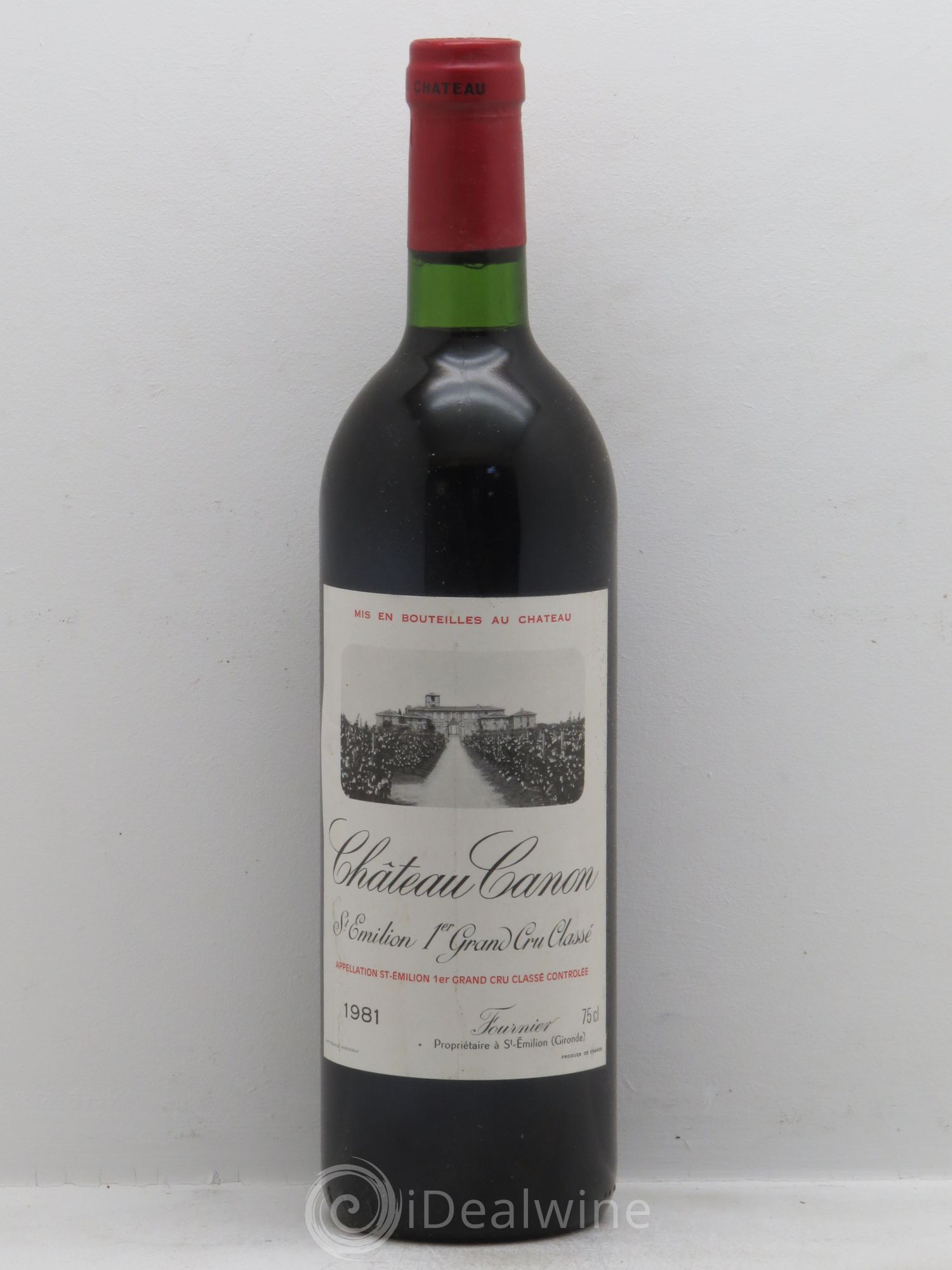 Château Canon 1er Grand Cru Classé B 1981 - Lot de 1 bouteille - 0