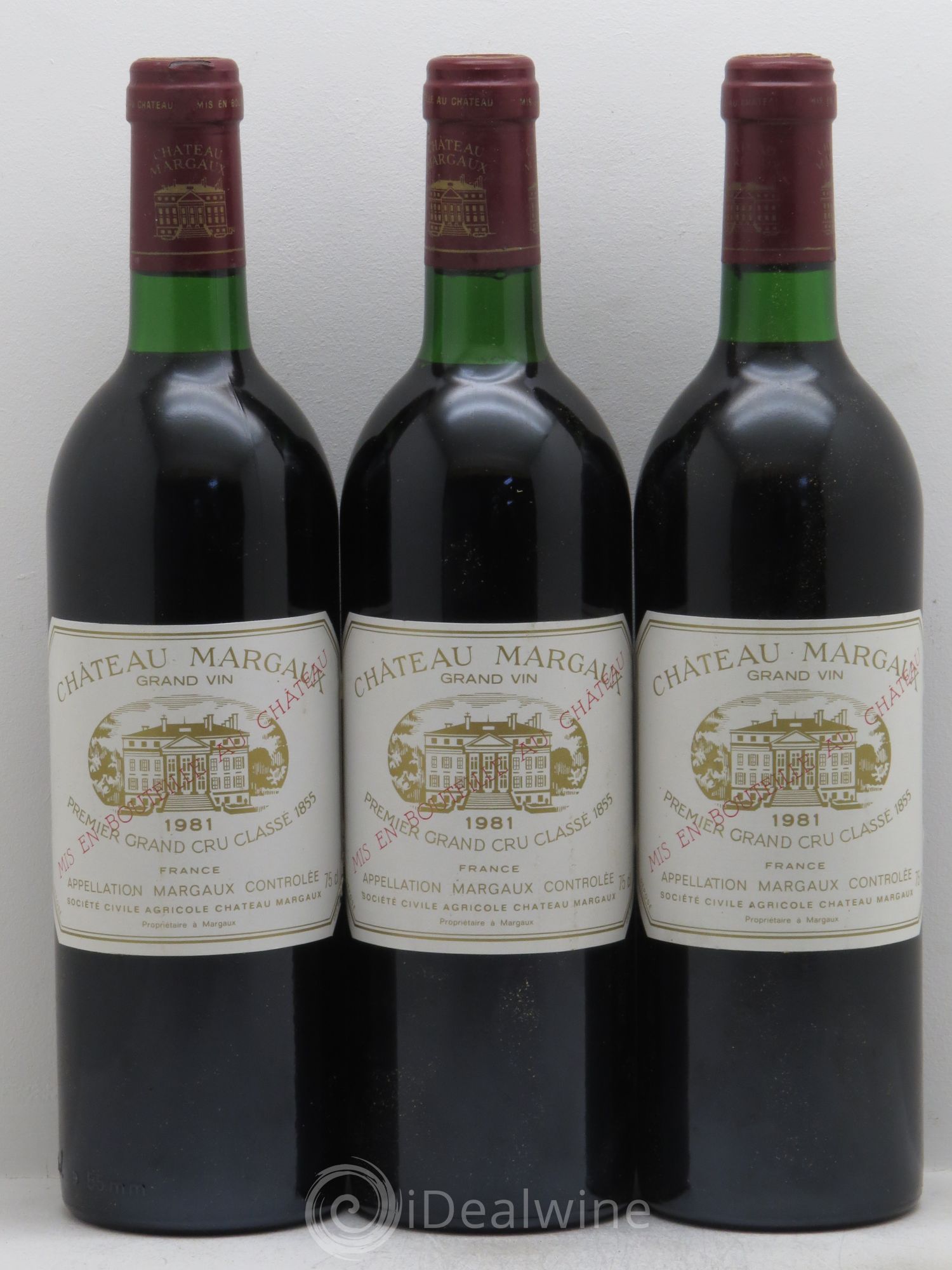 Château Margaux 1er Grand Cru Classé 1981 - Lot de 6 bouteilles - 2