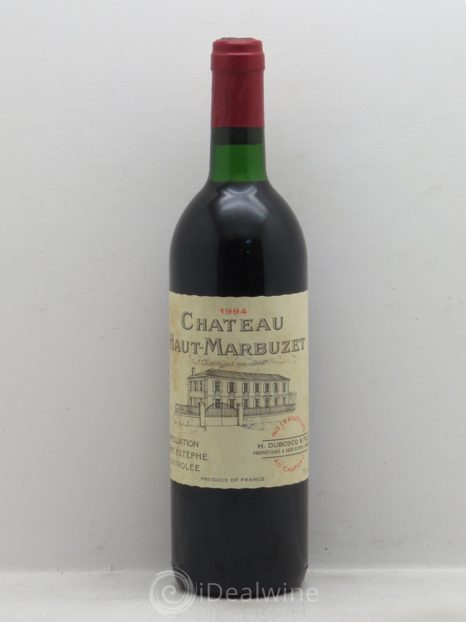 Château Haut Marbuzet 1994 - Lot de 1 bouteille - 0