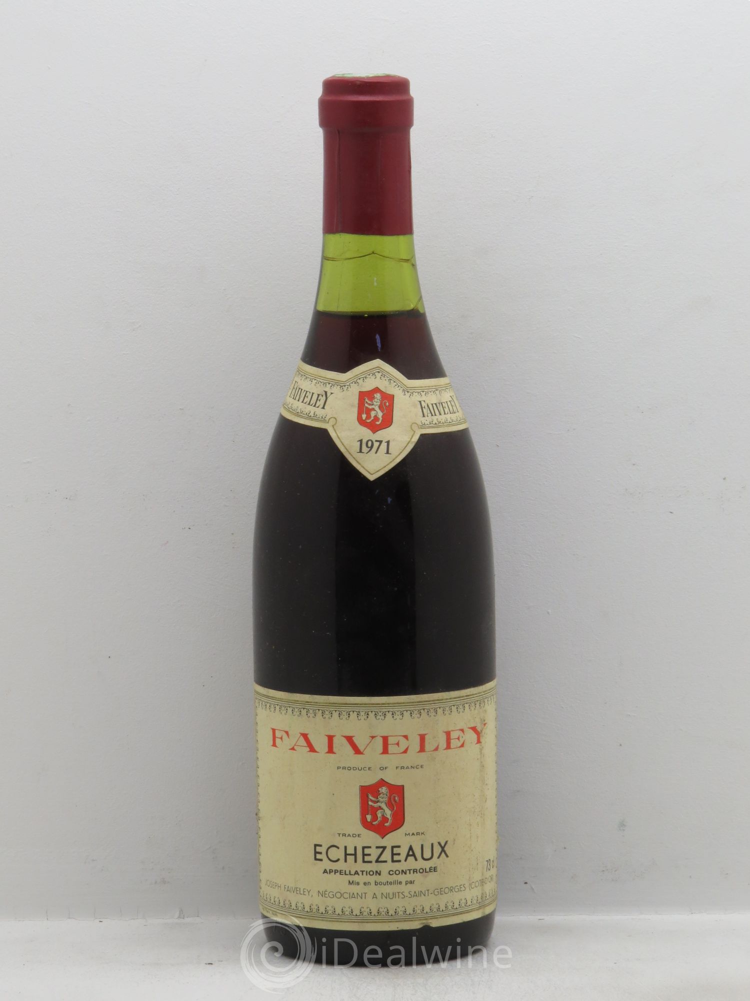 Echezeaux Grand Cru Faiveley 1971 - Lot de 1 bouteille - 0