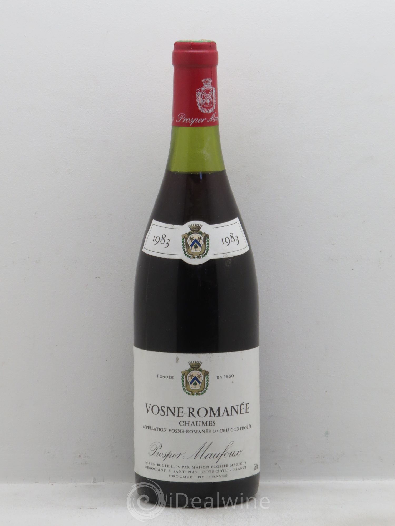 Vosne-Romanée 1er Cru Prosper Maufoux 1983 - Lot de 1 bouteille - 0