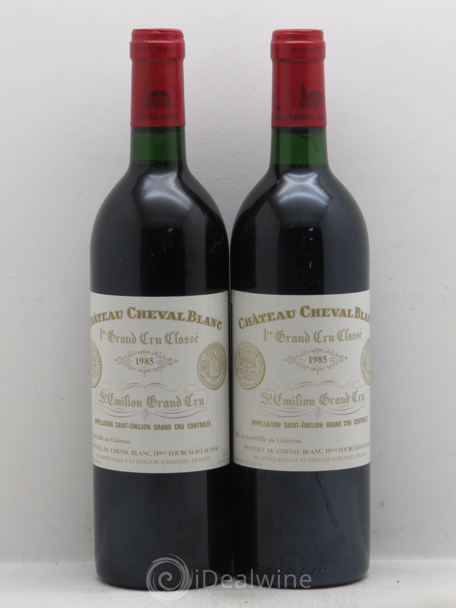 Château Cheval Blanc 1er Grand Cru Classé A 1985 - Lot de 2 bouteilles - 0