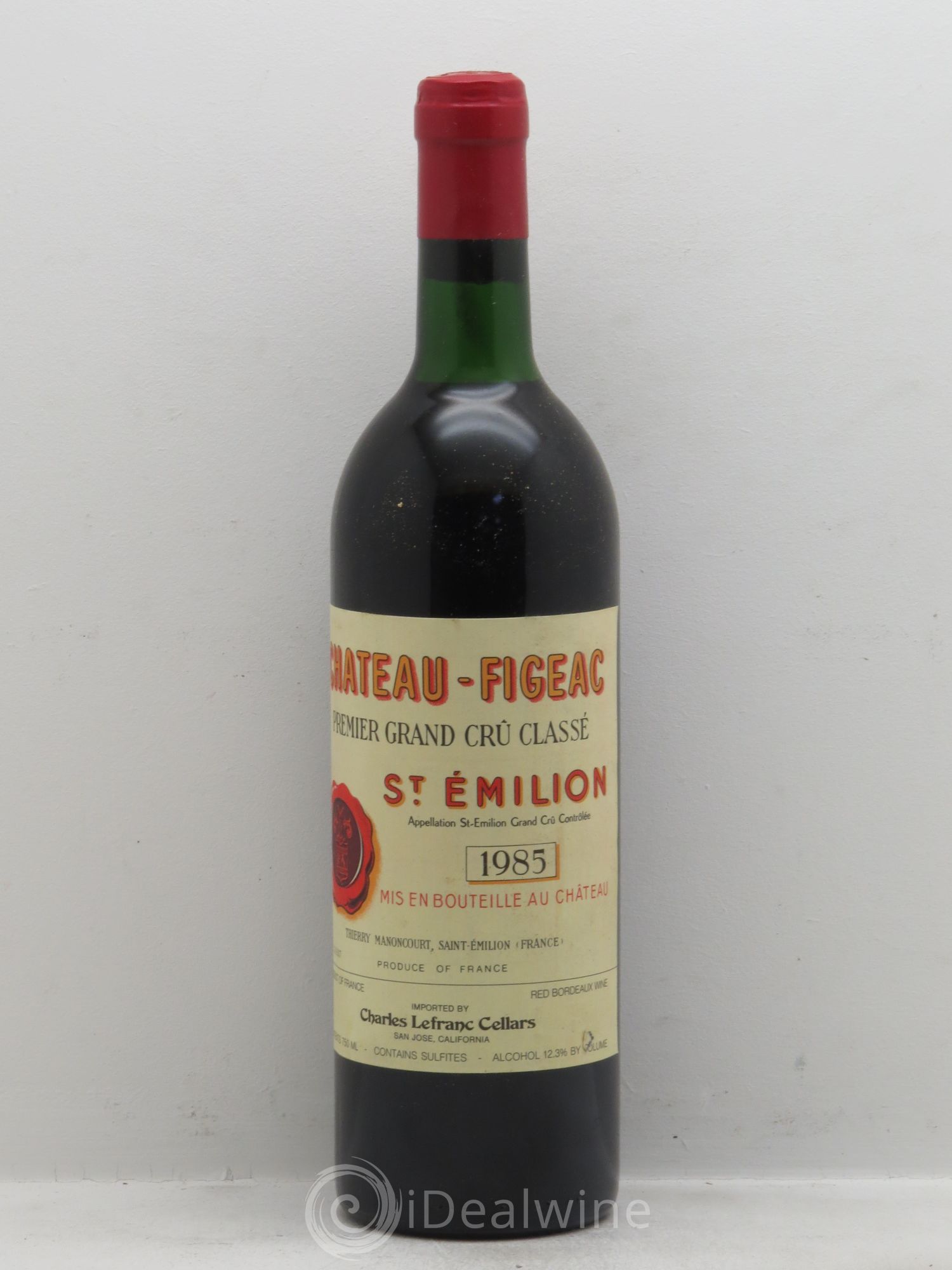 Château Figeac 1er Grand Cru Classé A 1985 - Lot de 1 bouteille - 0