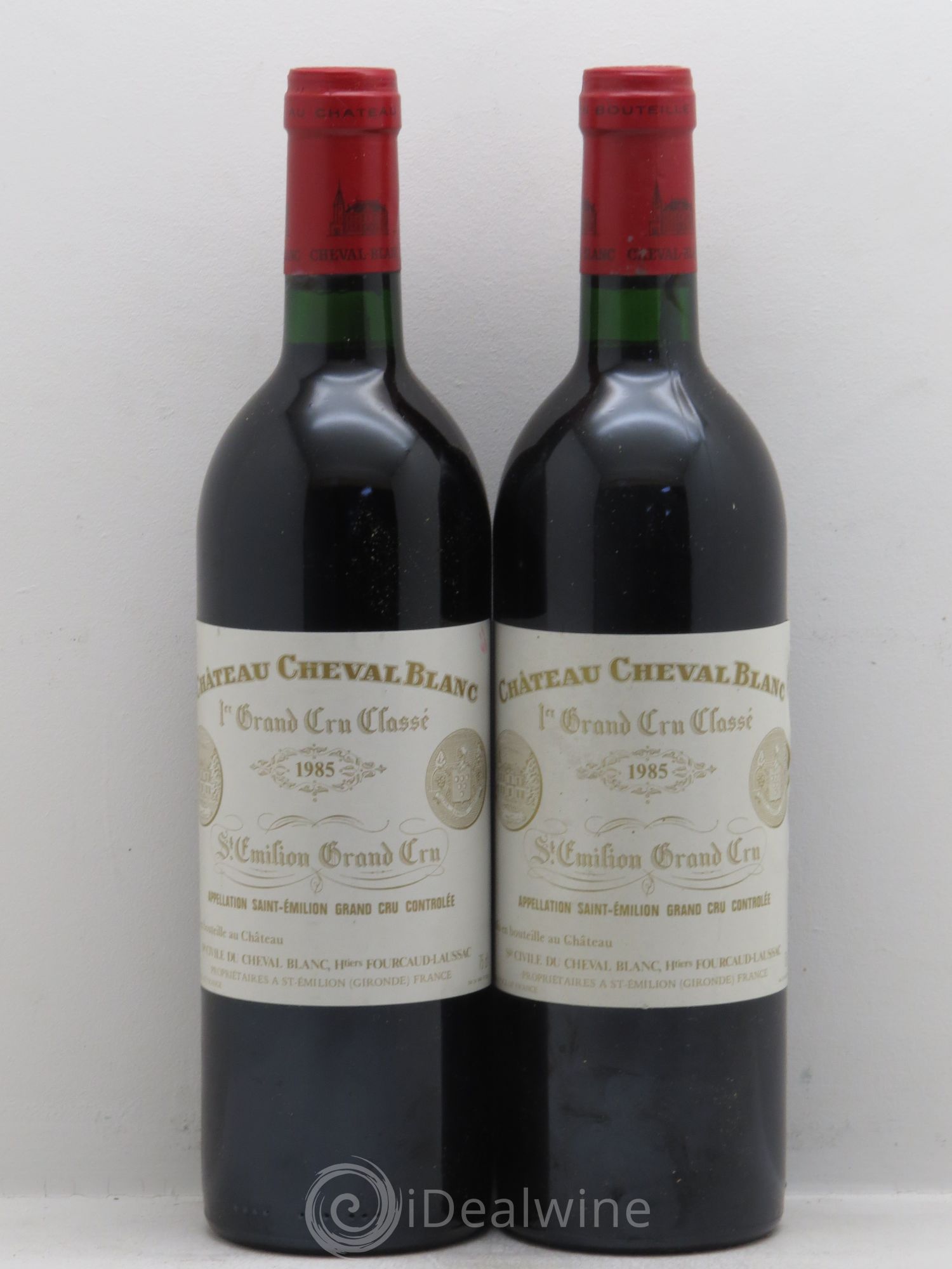 Château Cheval Blanc 1er Grand Cru Classé A 1985 - Lot de 2 bouteilles - 0