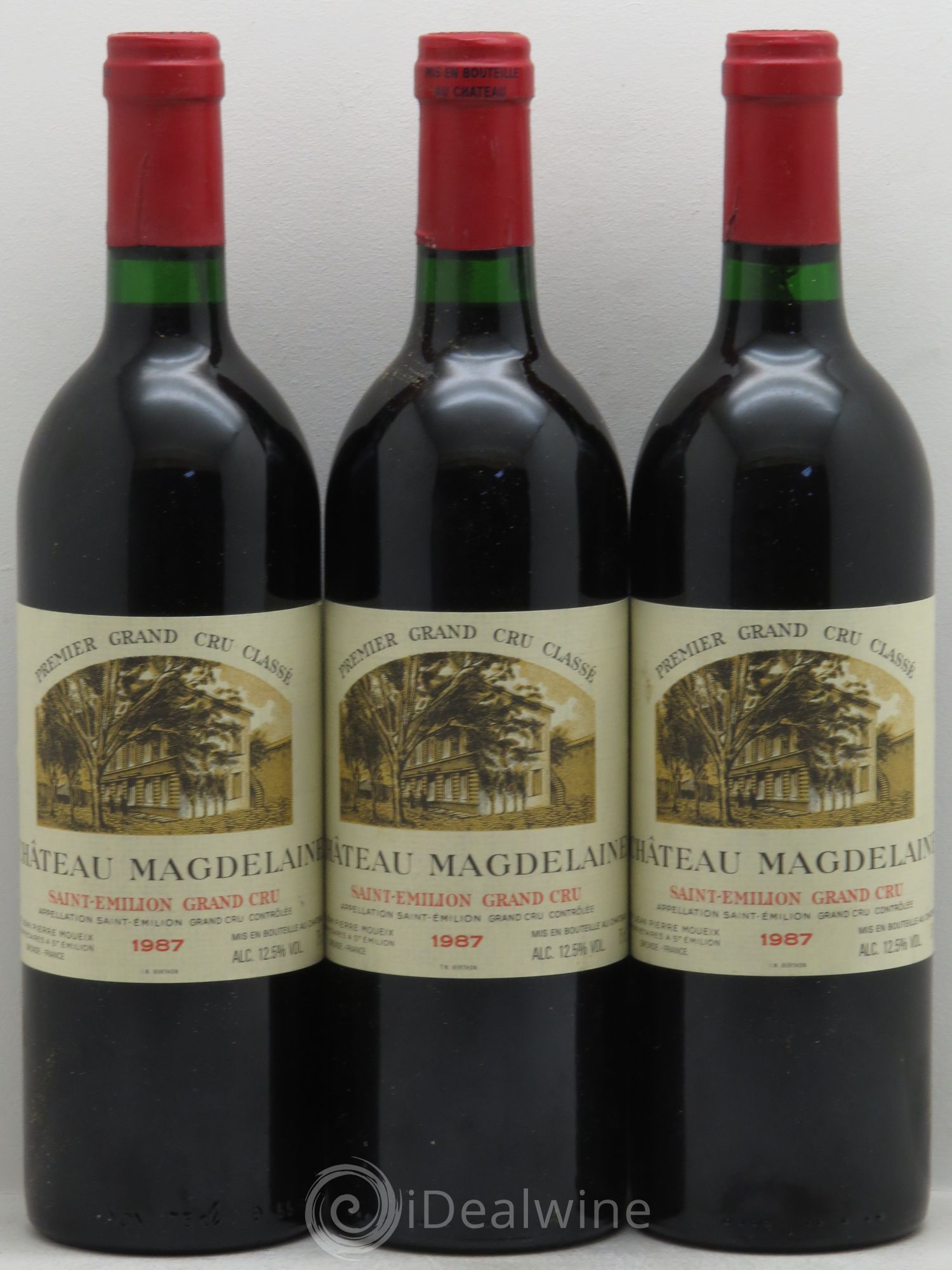 Château Magdelaine 1987 - Lot de 3 bouteilles - 0