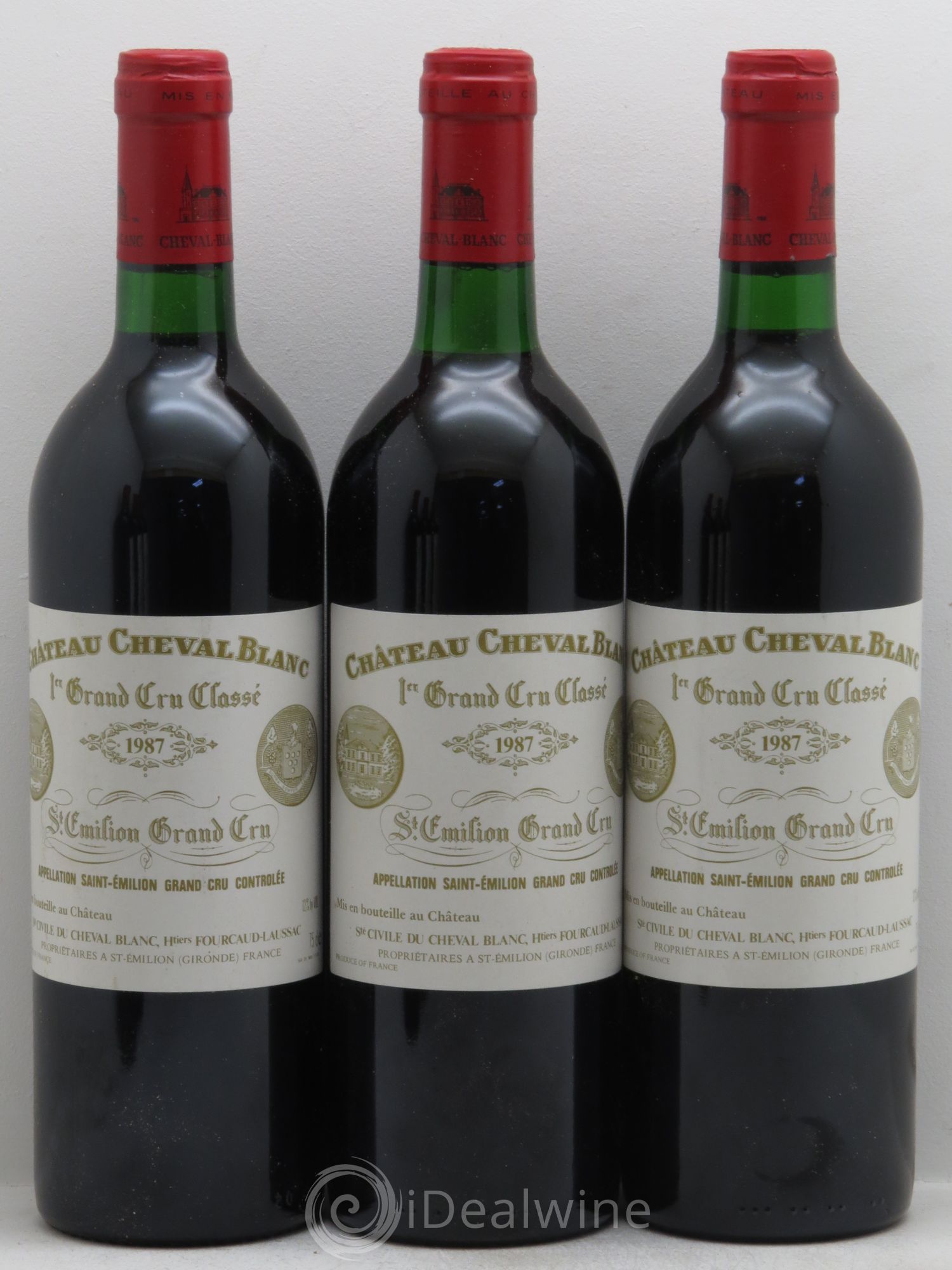 Château Cheval Blanc 1er Grand Cru Classé A 1987 - Lot de 6 bouteilles - 1