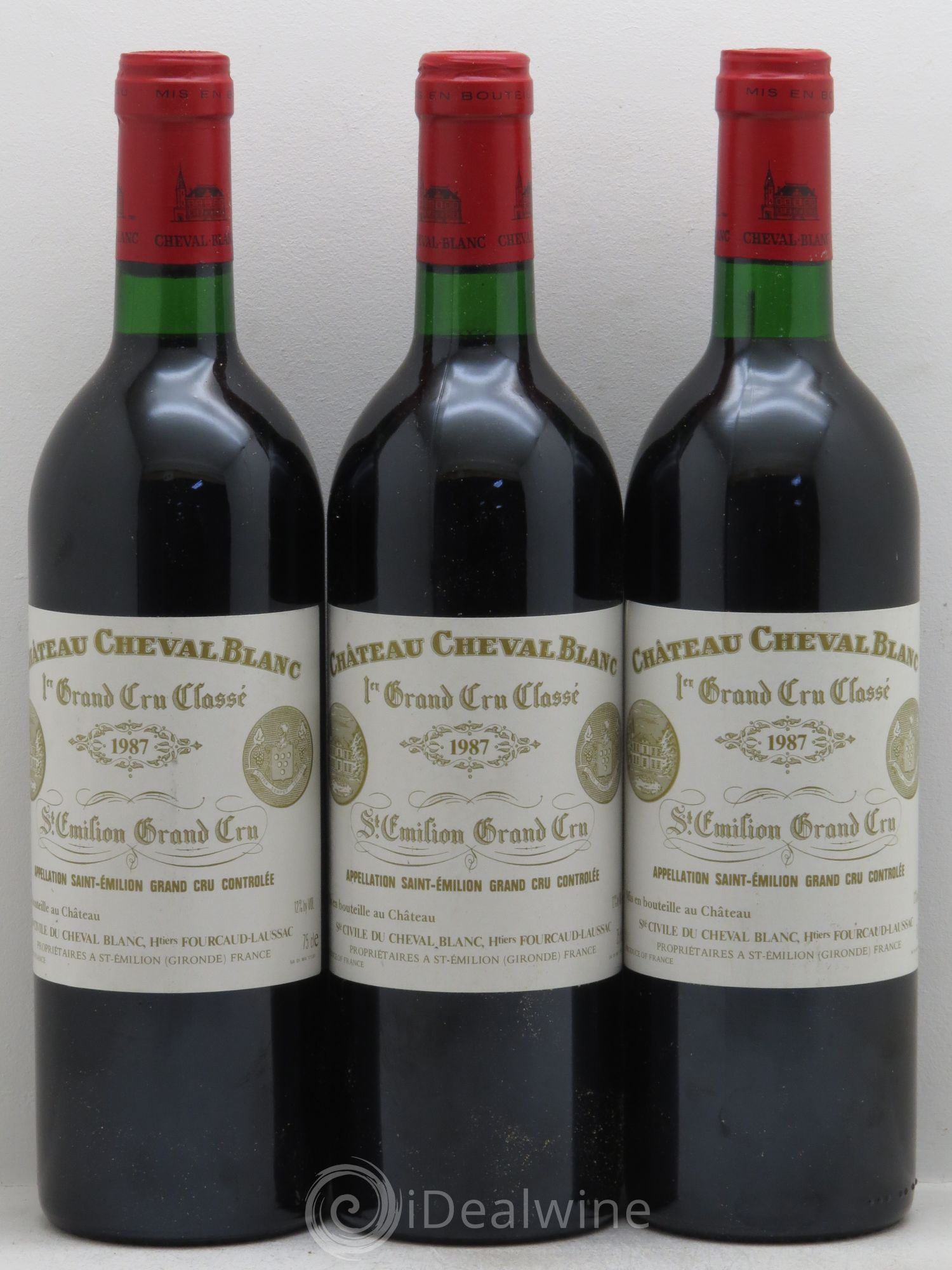 Château Cheval Blanc 1er Grand Cru Classé A 1987 - Lot de 6 bouteilles - 2
