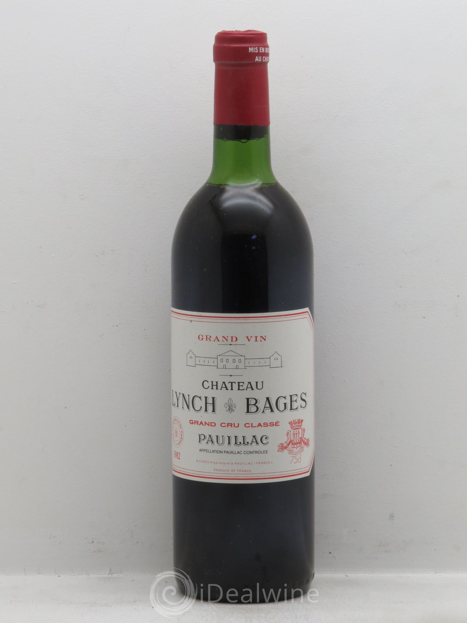 Château Lynch Bages 5ème Grand Cru Classé 1982 - Lot de 1 bouteille - 0