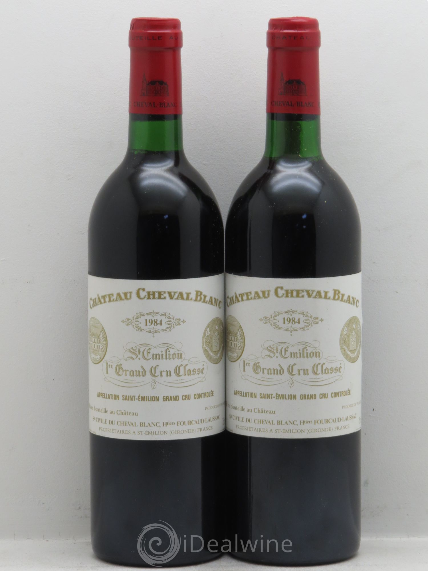Château Cheval Blanc 1er Grand Cru Classé A 1984 - Lot de 2 bouteilles - 0