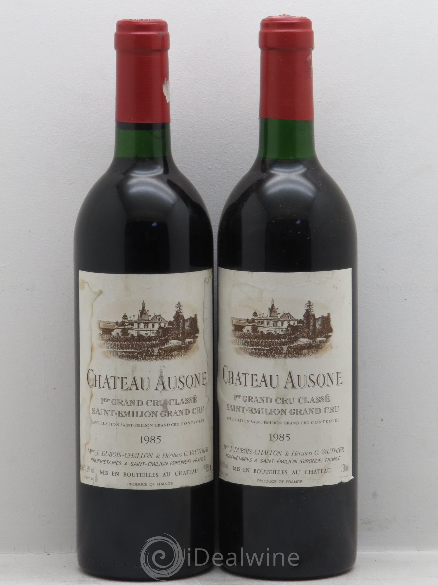 Château Ausone 1er Grand Cru Classé A 1985 - Lot de 2 bouteilles - 0