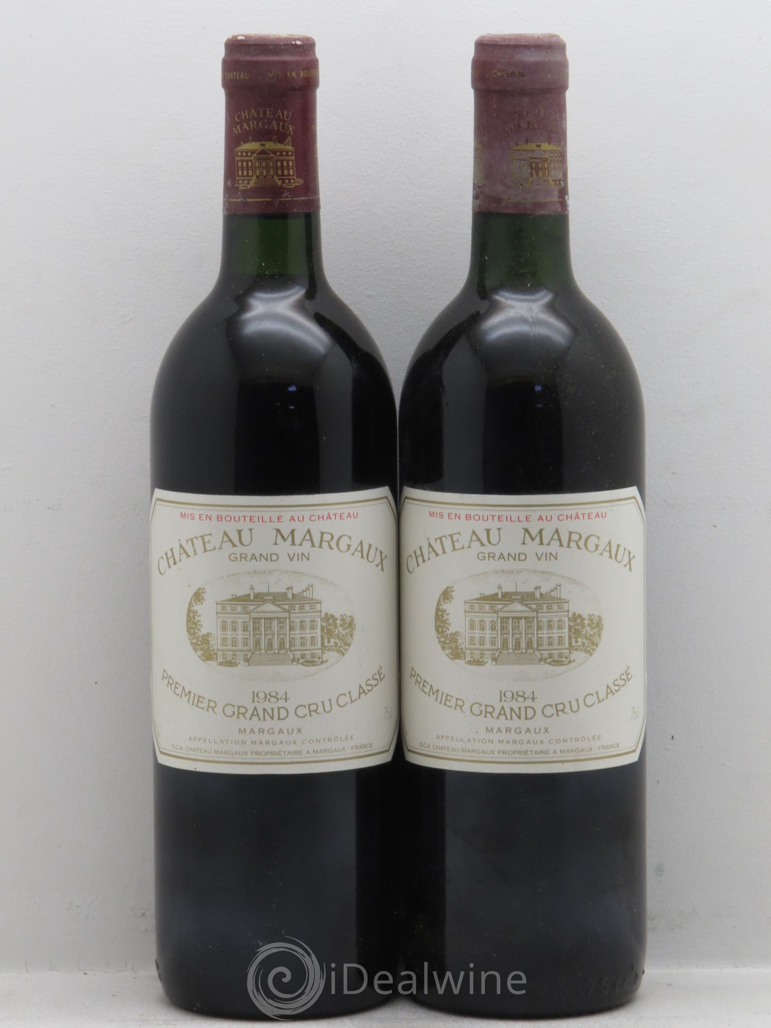 Château Margaux 1er Grand Cru Classé 1984 - Lot de 2 bouteilles - 0