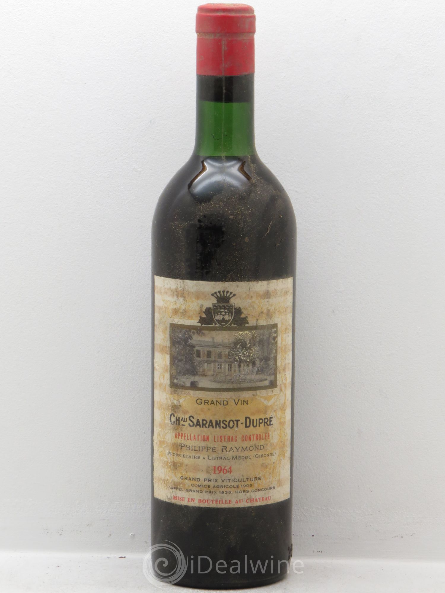 Château Saransot Dupré Cru Bourgeois 1964 - Lot de 1 bouteille - 0