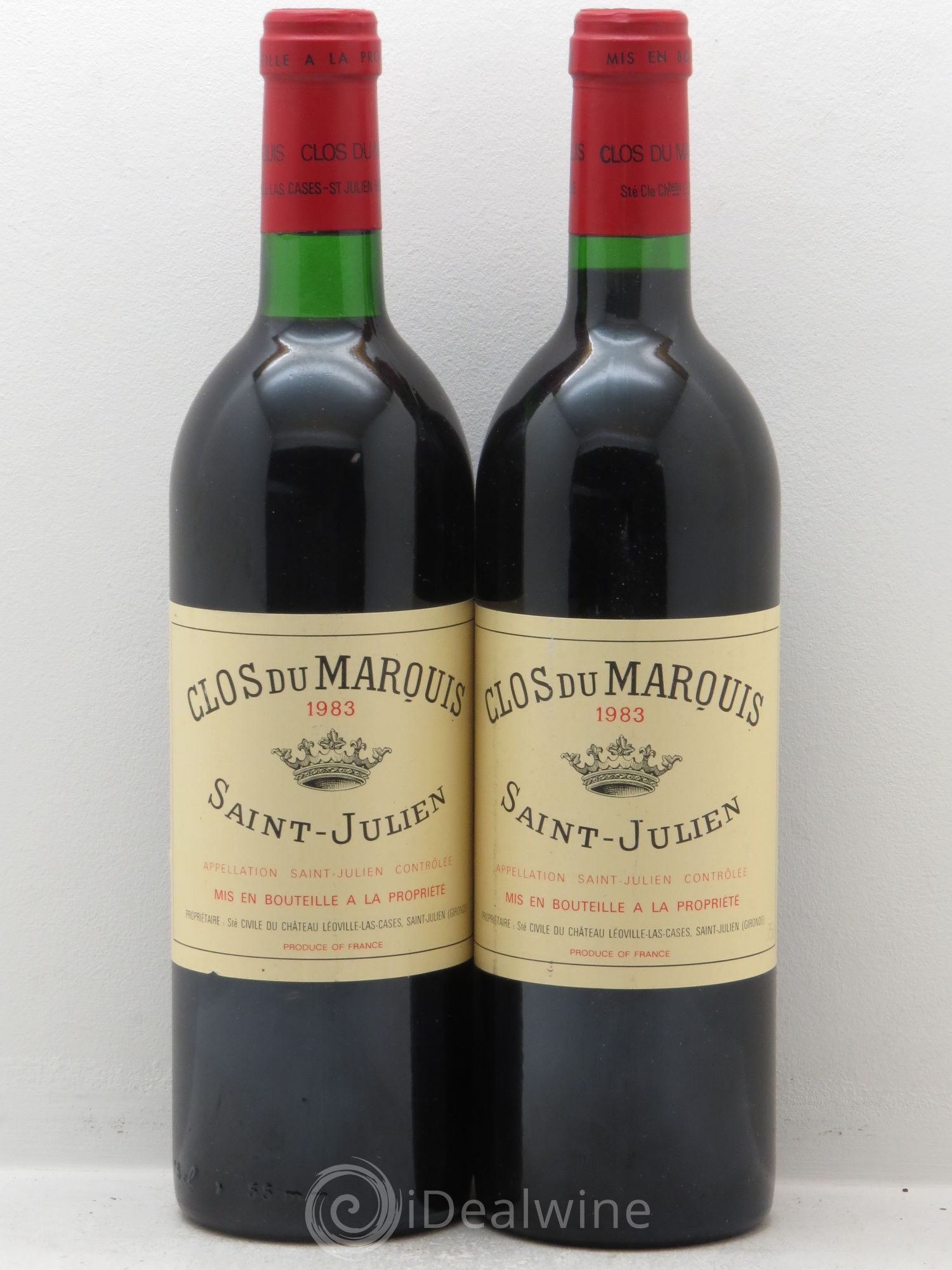 Clos du Marquis 1983 - Lot de 2 bouteilles - 0