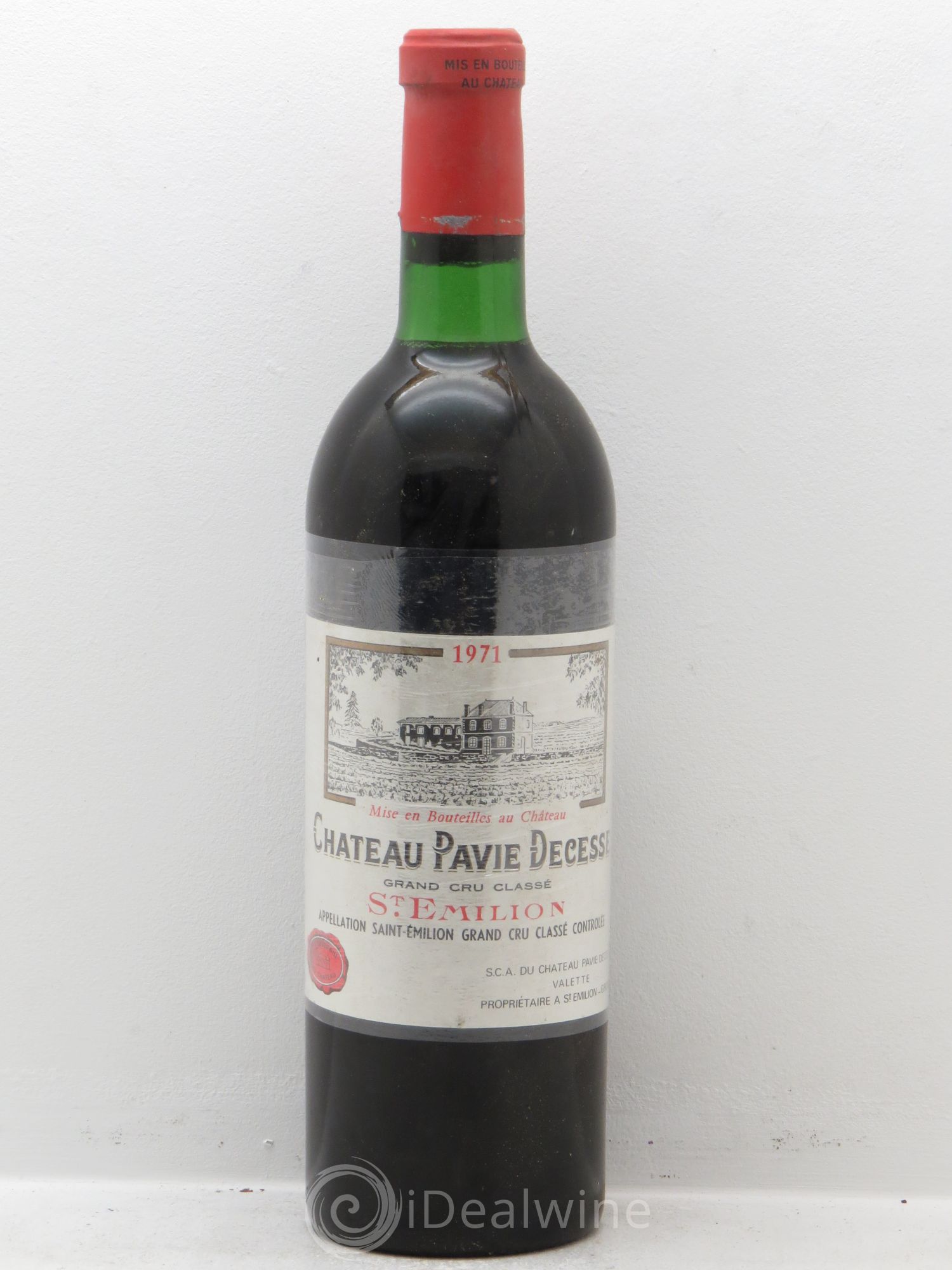 Château Pavie Decesse Grand Cru Classé 1971 - Lot de 1 bouteille - 0