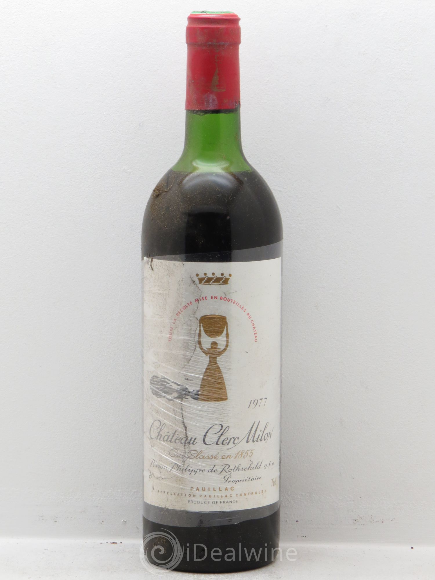 Château Clerc Milon 5ème Grand Cru Classé 1977 - Lot de 6 bouteilles - 0