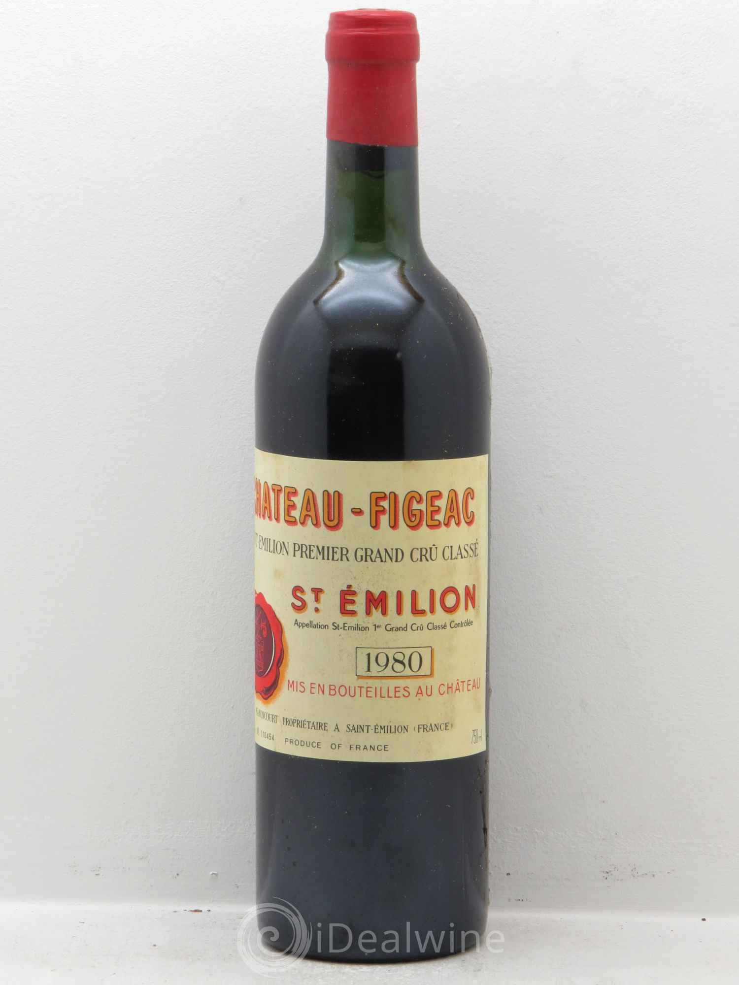 Château Figeac 1er Grand Cru Classé A 1980 - Lot de 1 bouteille - 0
