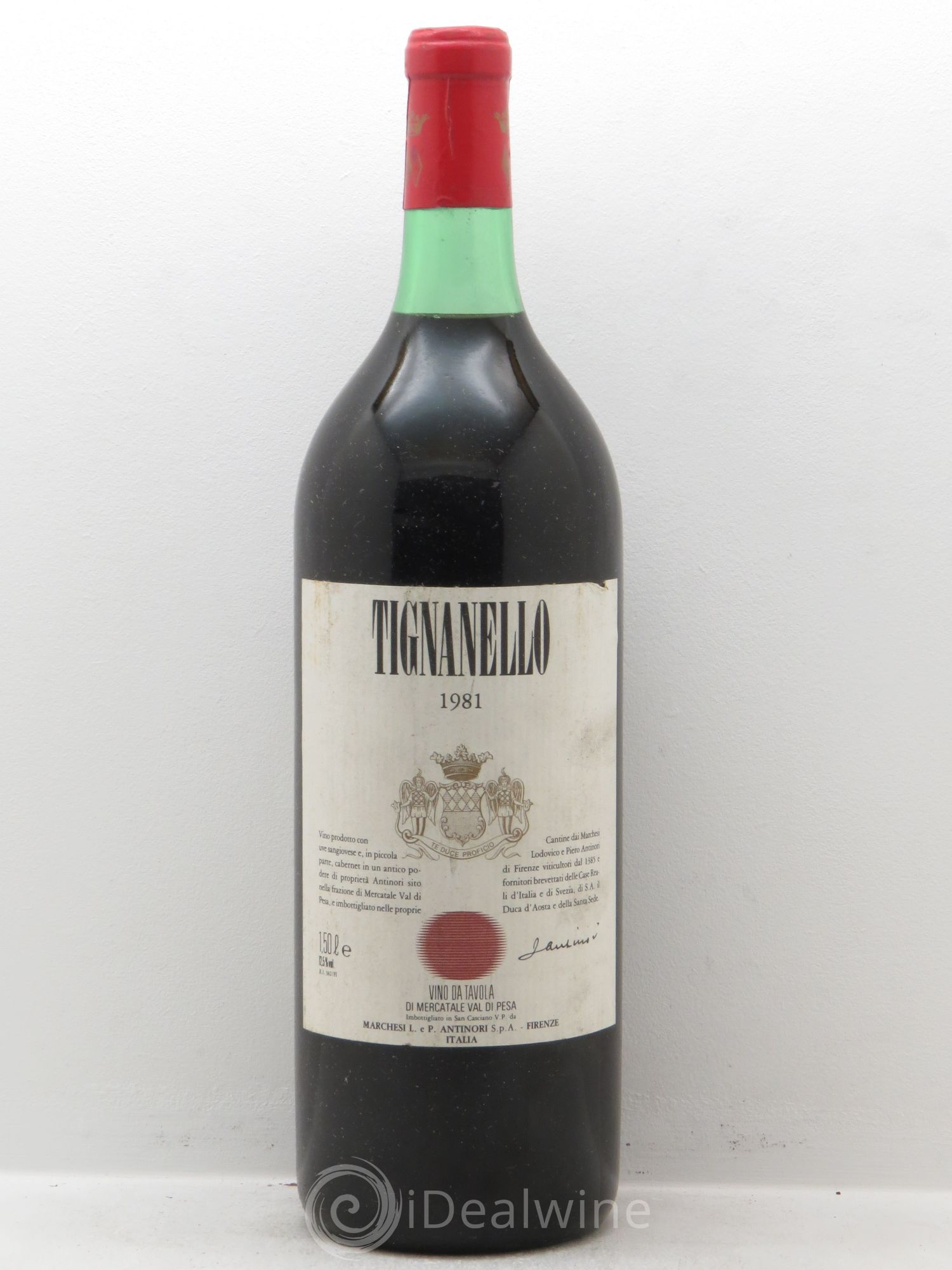 Toscana IGT Tignanello Tenuta Tignanello - Marchesi Antinori 1981 - Lot de 1 magnum - 0