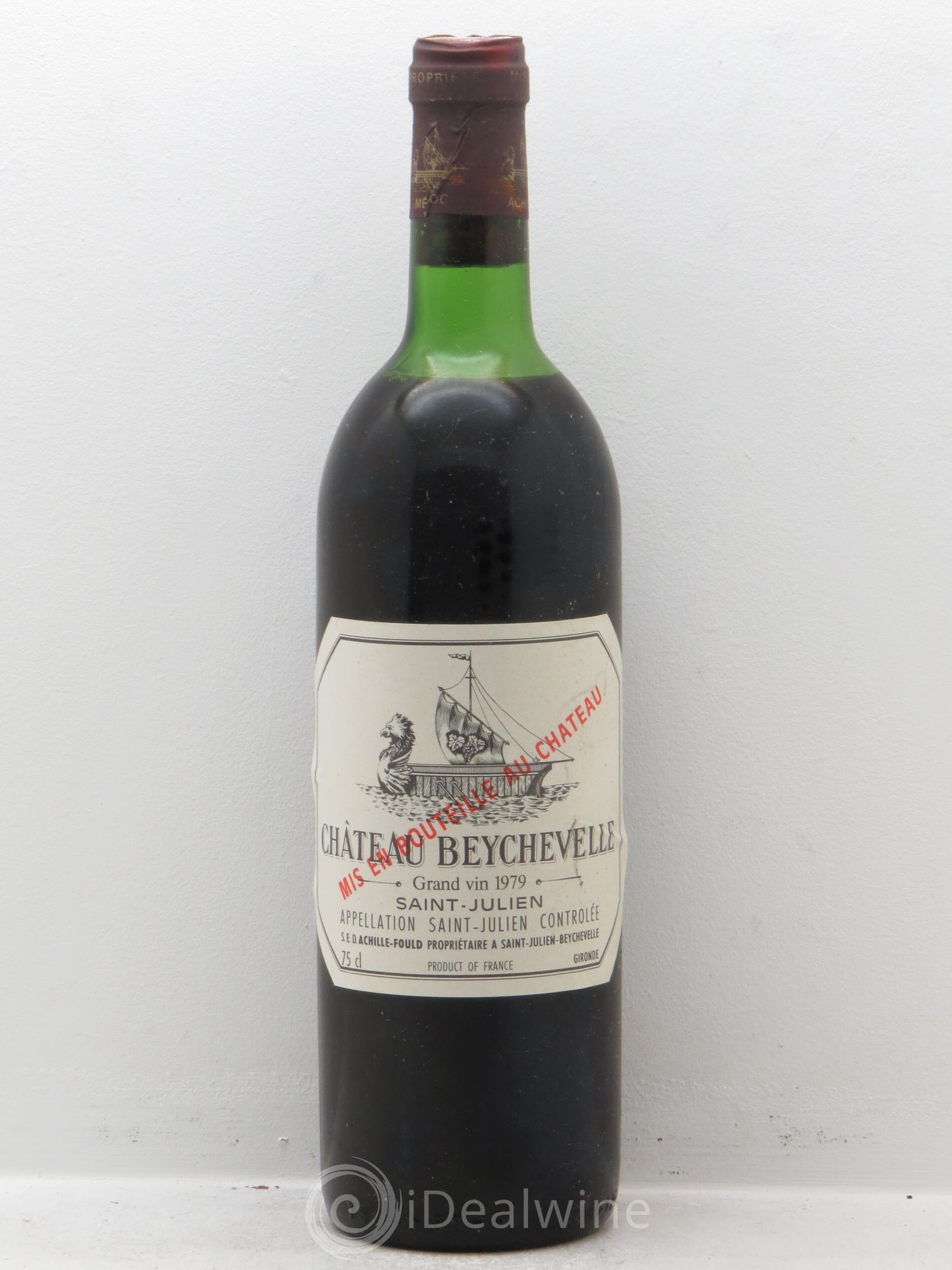 Château Beychevelle 4ème Grand Cru Classé 1979 - Lot de 1 bouteille - 0