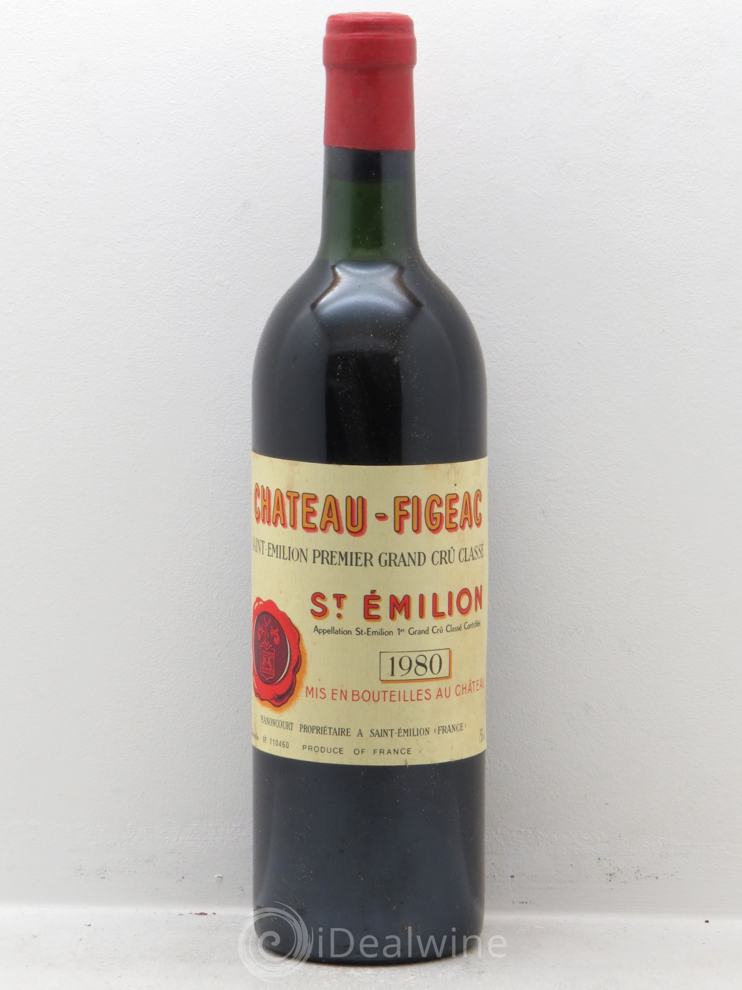Château Figeac 1er Grand Cru Classé A 1980 - Lot de 1 bouteille - 0