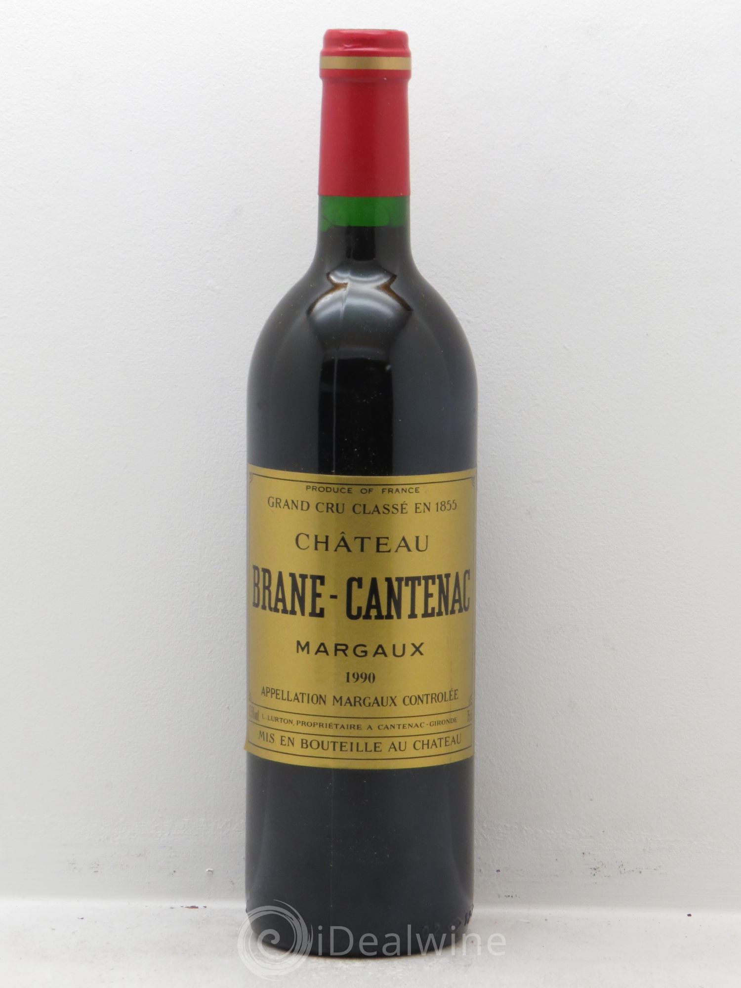 Château Brane Cantenac 2ème Grand Cru Classé 1990 - Lot de 1 bouteille - 0