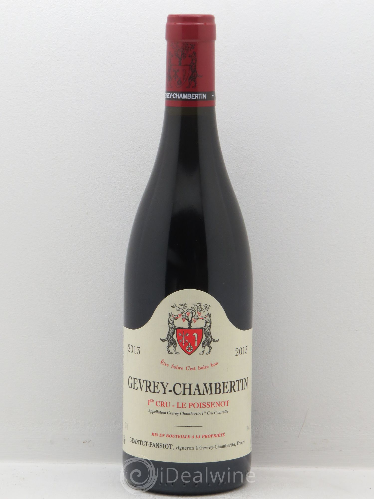 Gevrey-Chambertin 1er Cru Le Poissenot Geantet-Pansiot (CBO à partir de 3 bts) 2013 - Lot de 1 bouteille - 0