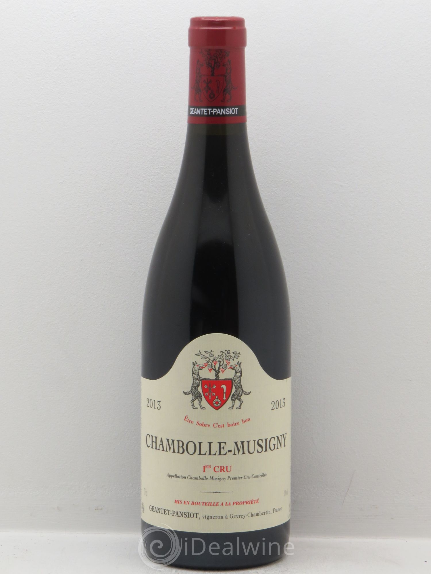 Chambolle-Musigny 1er Cru Geantet-Pansiot 2013 - Lot de 1 bouteille - 0
