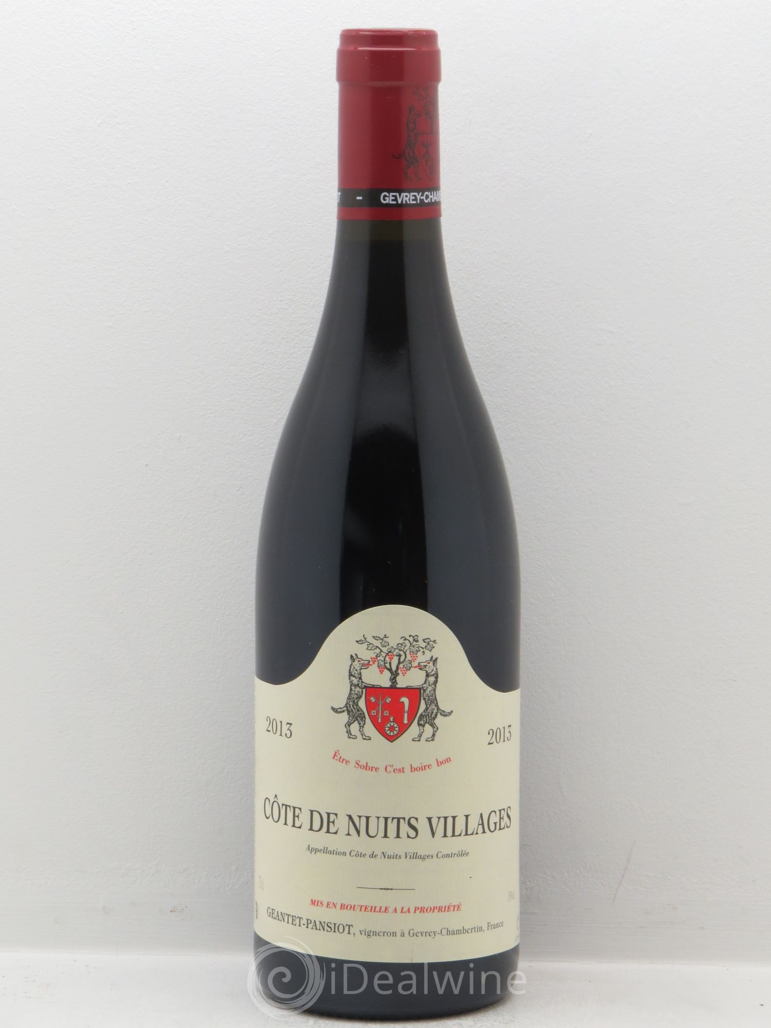 Côte de Nuits-Villages Geantet-Pansiot 2013 - Lot de 1 bouteille - 0