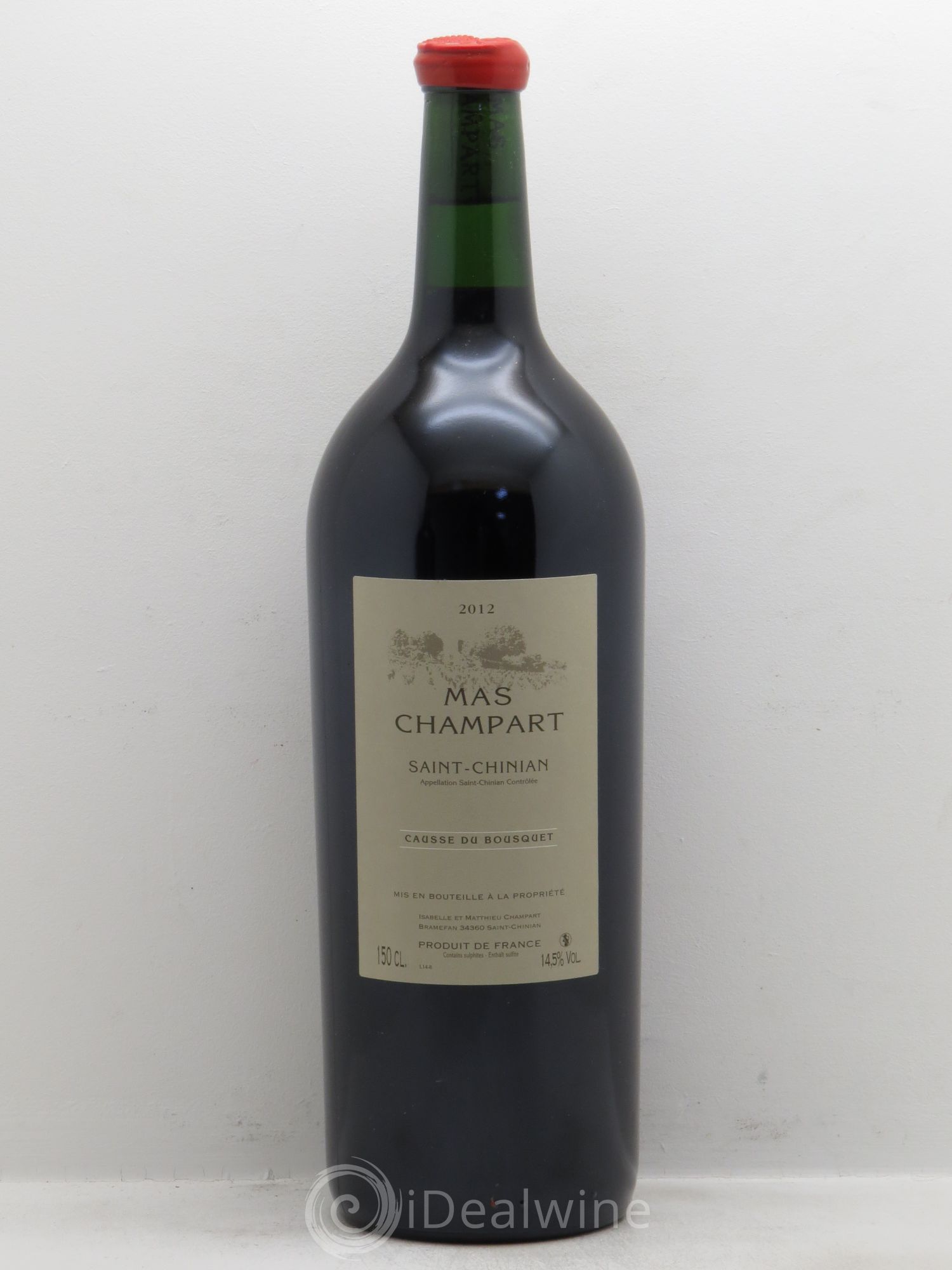 Saint-Chinian Mas Champart Causse du Bousquet Isabelle et Mathieu Champart 2012 - Lot de 1 magnum - 0